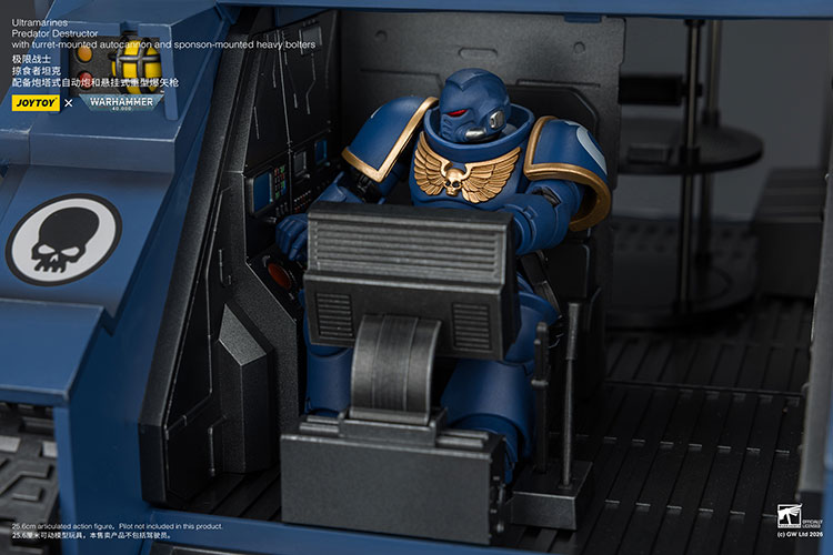 Warhammer 40,000 Ultramarines Predator Destructor 1/18 Scale Vehicle Gallery Image 51