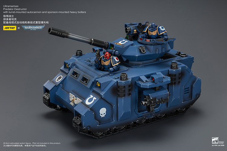 Warhammer 40,000 Ultramarines Predator Destructor 1/18 Scale Vehicle Gallery Image 50
