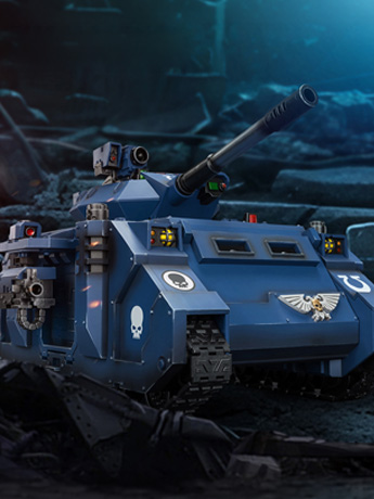 Warhammer 40,000 Ultramarines Predator Destructor 1/18 Scale Vehicle Gallery Image 2