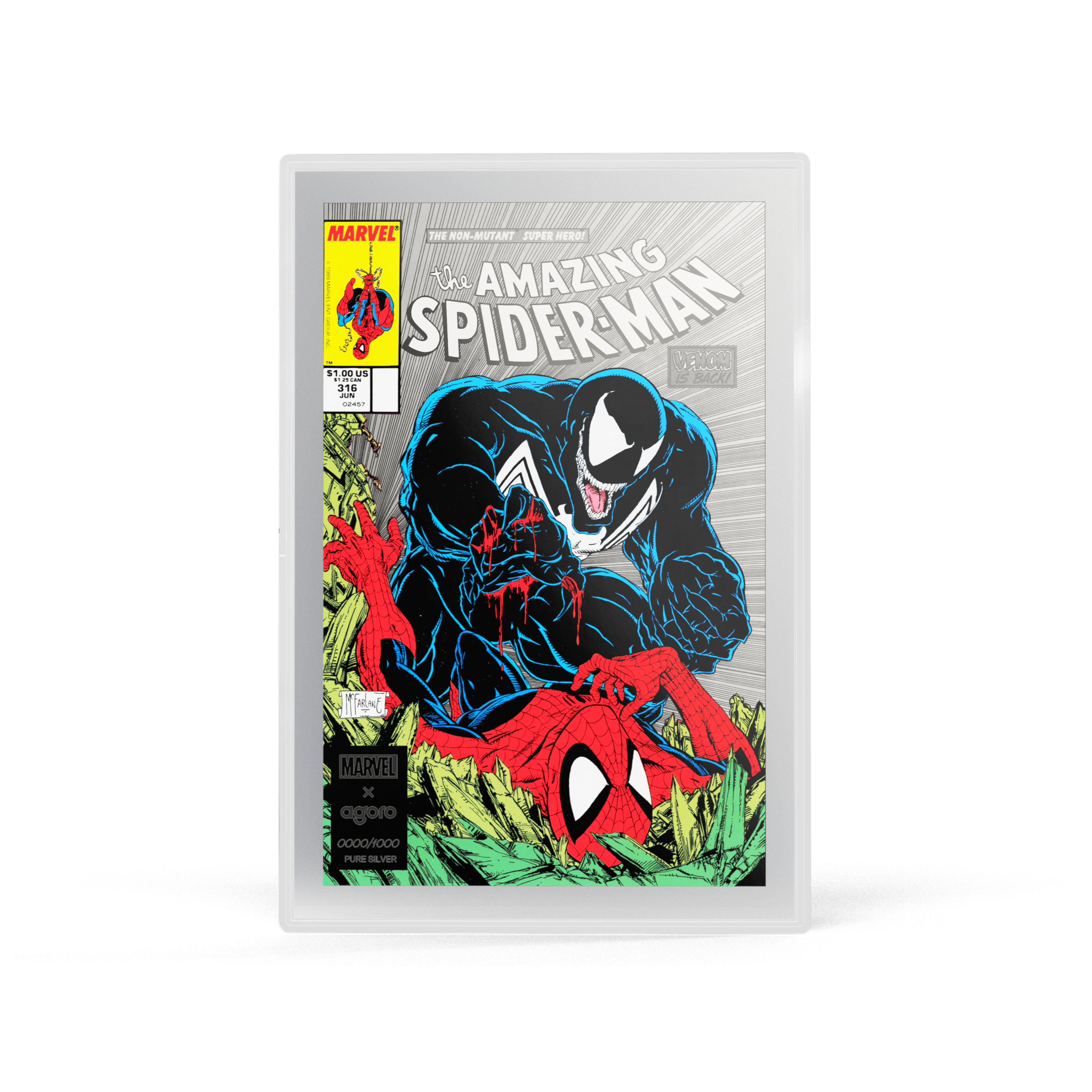 マジック：ザ・ギャザリング Spider Man Venom Unleashed FOIL non FOIL 2026 Niue Spider-Man Venom Unleashed 1 oz Silver Foil