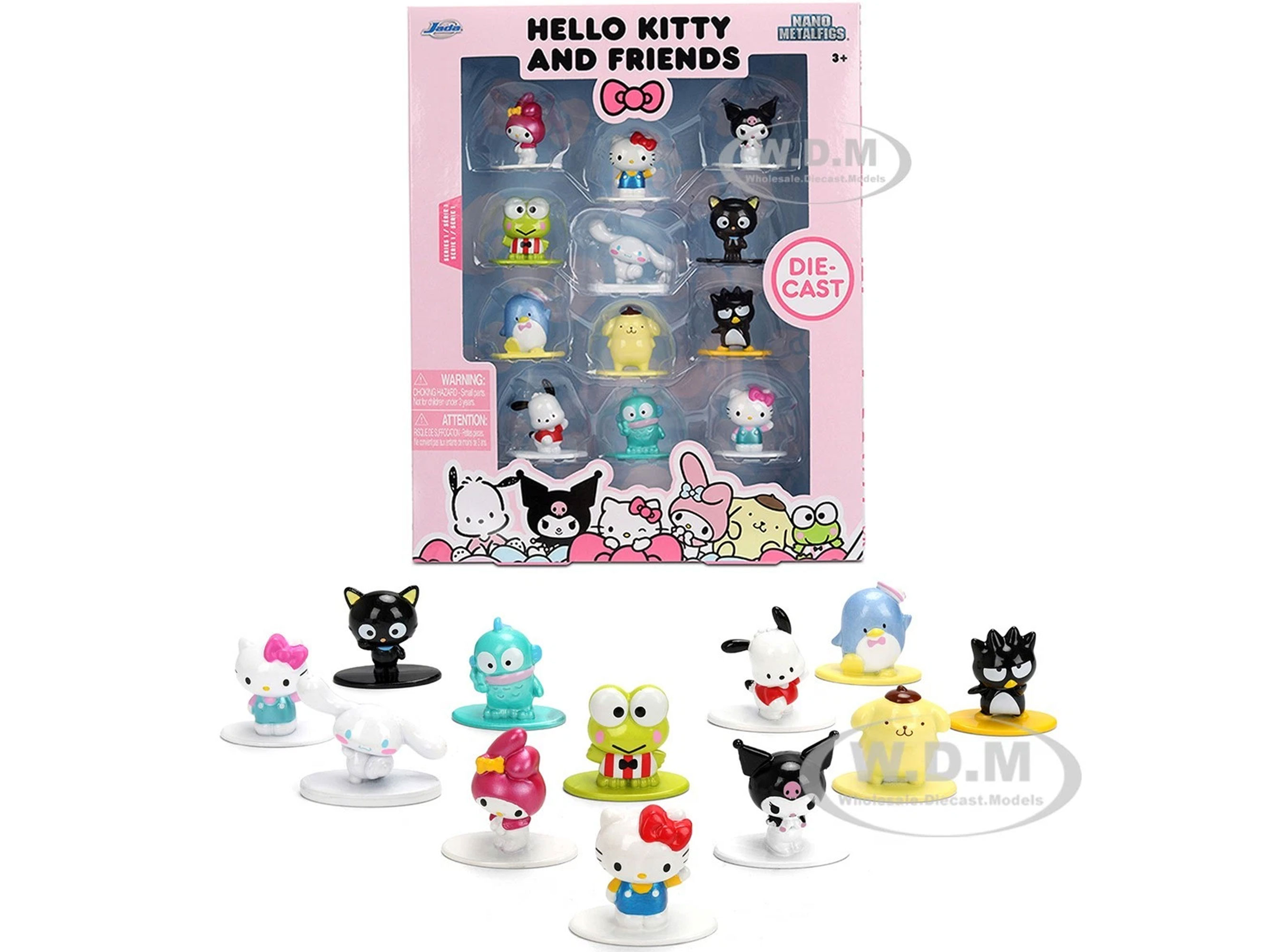 Hello Kitty Nano MetalFigs Mini Figure 12-Pack