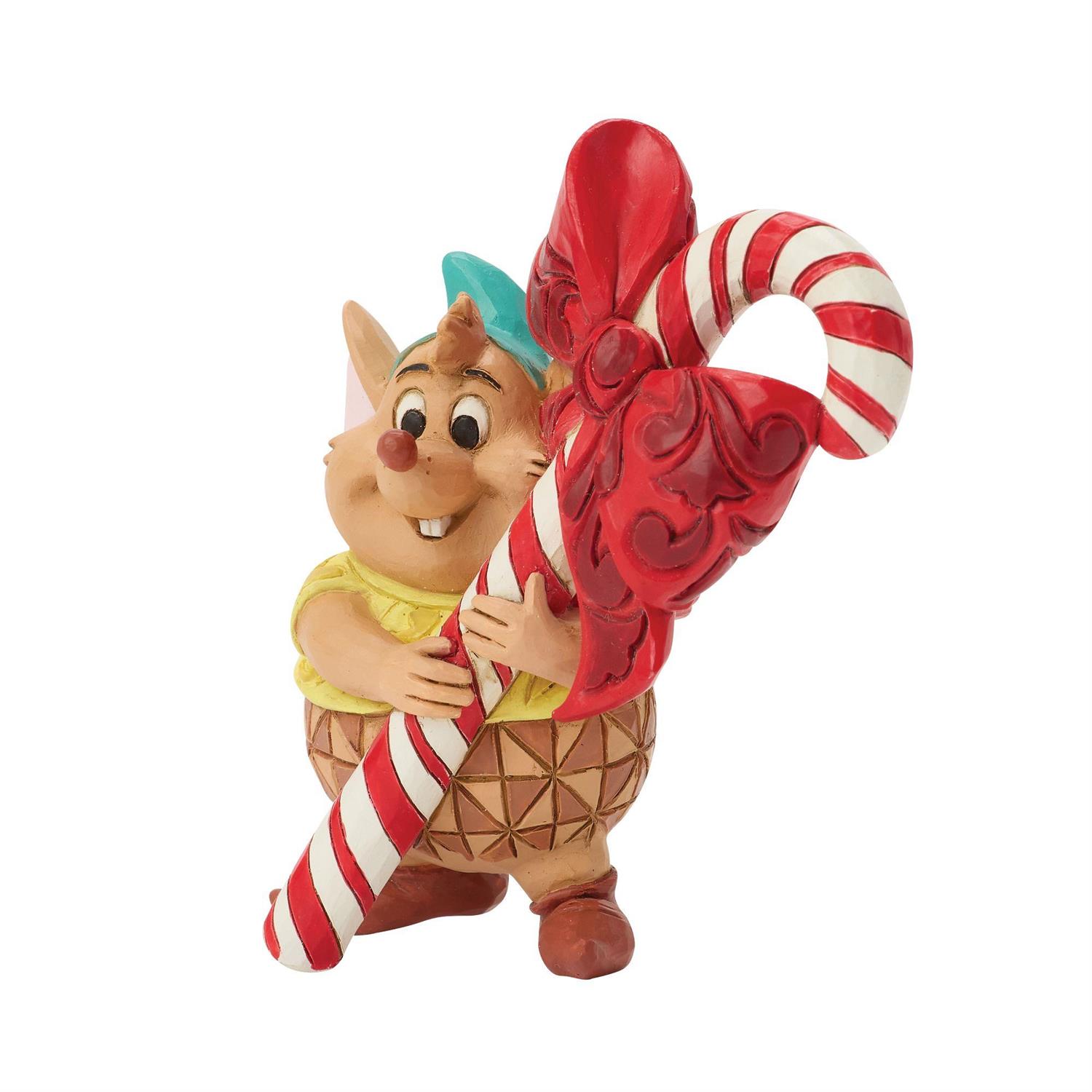Cinderella Disney Traditions Gus Candy Cane Mini Figurine (Jim Shore) Gallery Image 5