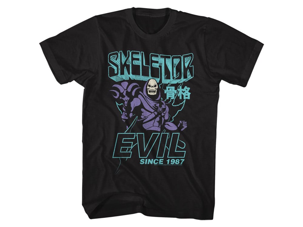 Masters of the Universe Skeletor Evil Since 1987 T-Shirt Gallery Image 1
