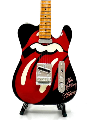 The Rollings Stone Tongue and Lips Mini Guitar Replica Gallery Image 2