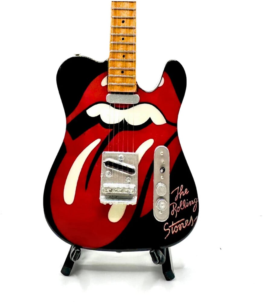 ギター THE ROLLRING STONES lips&tongue guitar The Rollings Stone Tongue and Lips Mini Guitar Replica