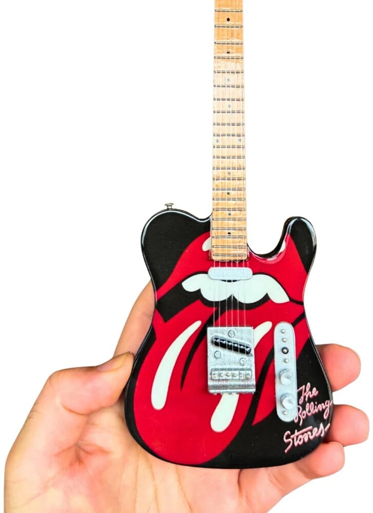 The Rollings Stone Tongue and Lips Mini Guitar Replica