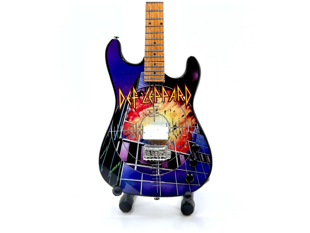 Def Leppard Pyromania Mini Guitar Replica