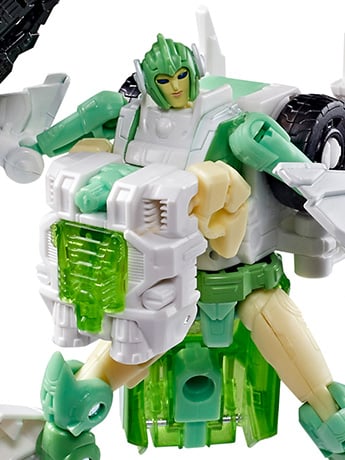 Transformers War for Cybertron: Siege Deluxe Class Autobot Greenlight with Dazzlestrike Action Figure Set Gallery Image 2