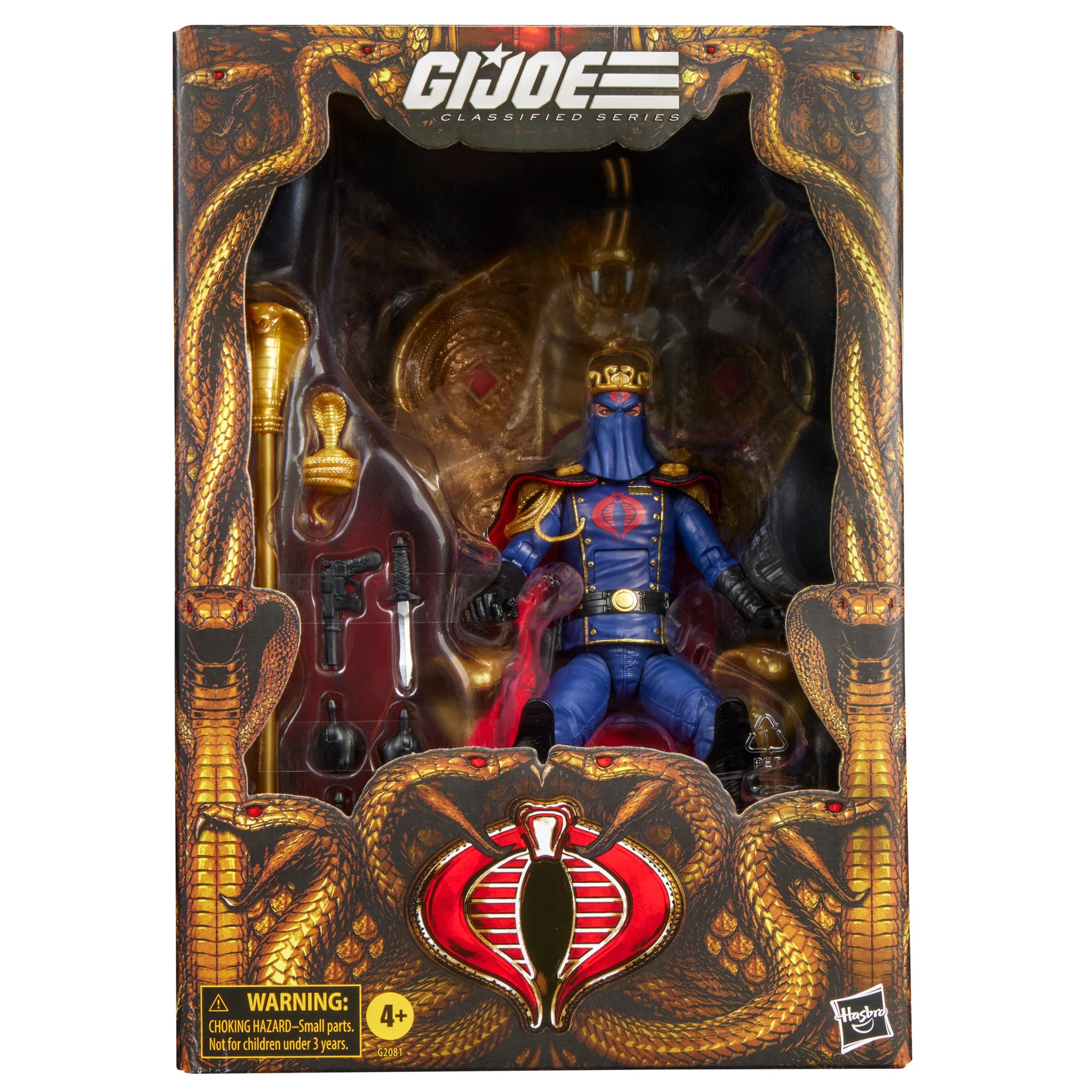 G.I. Joe Classified Series #221 Cobra Commander Action Figure with Throne Set Gallery Image 17