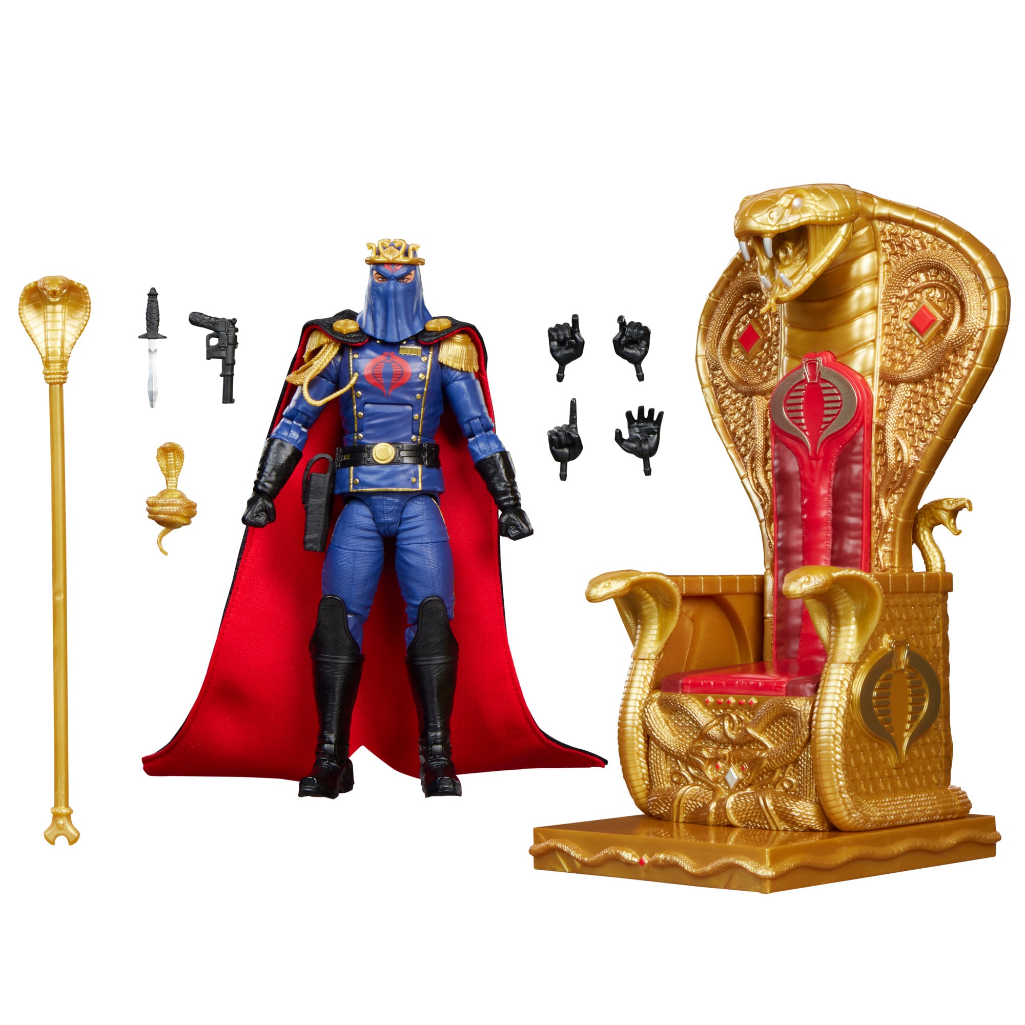 G.I. Joe Classified Series #221 Cobra Commander Action Figure with Throne Set Gallery Image 15