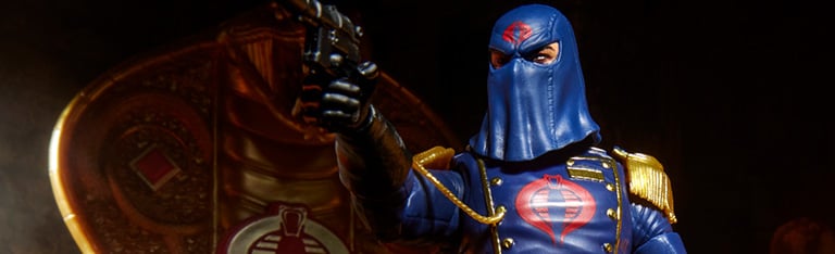 G.I. Joe Classified Series #221 Cobra Commander Action Figure with Throne Set