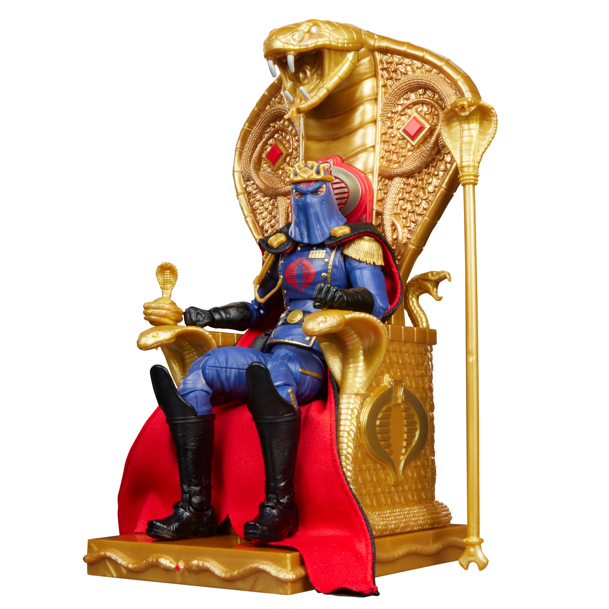 G.I. Joe Classified Series #221 Cobra Commander Action Figure with Throne Set Gallery Image 14