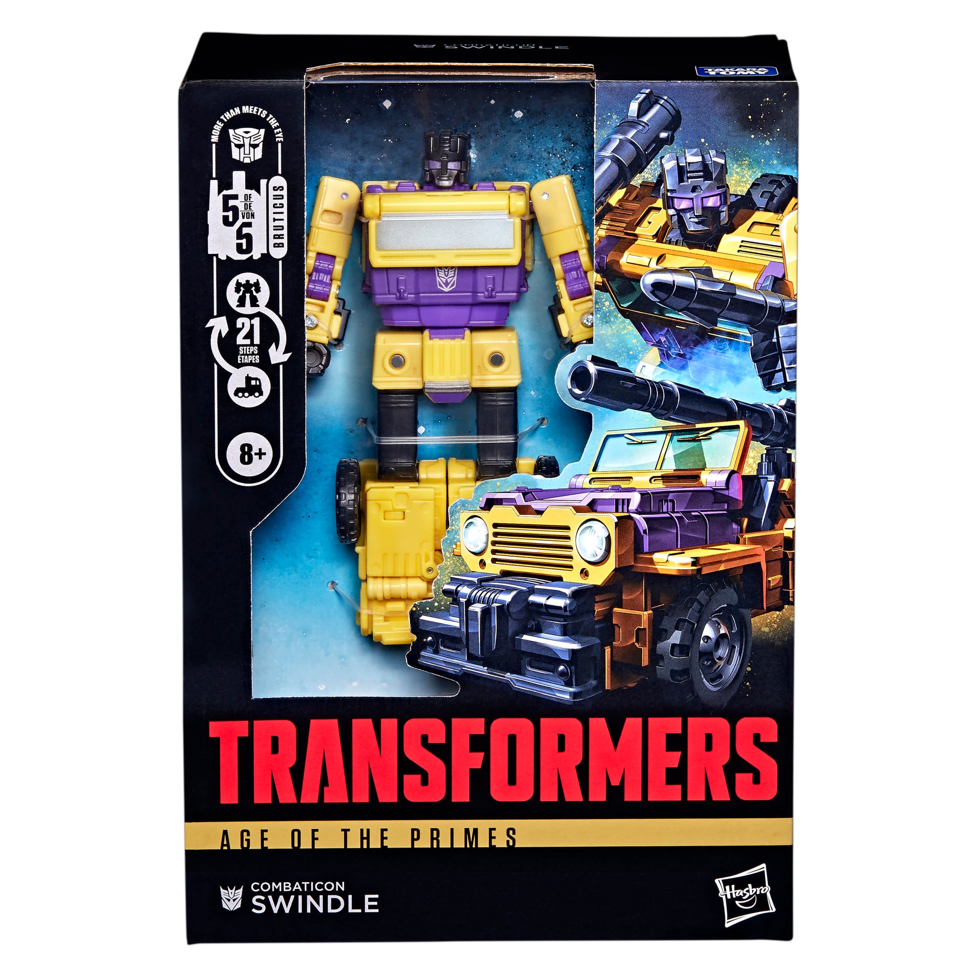 Transformers: Age of the Primes Voyager Class Combaticon Swindle Action Figure Gallery Image 7