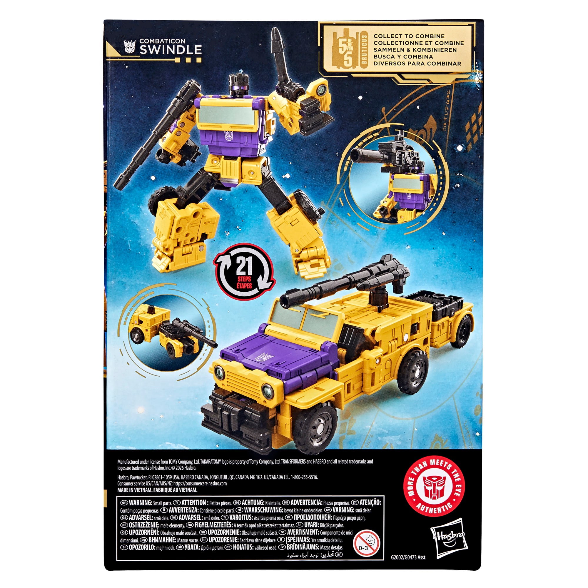 Transformers: Age of the Primes Voyager Class Combaticon Swindle Action Figure Gallery Image 8
