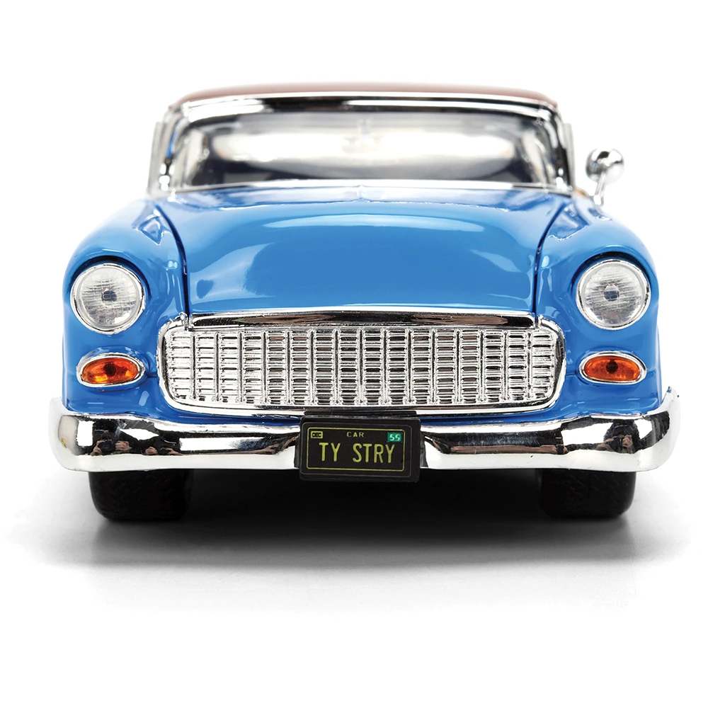 Toy Story Hollywood Rides 1955 Chevy Bel Air 1/24 Scale Model with Woody Figure Gallery Image 8