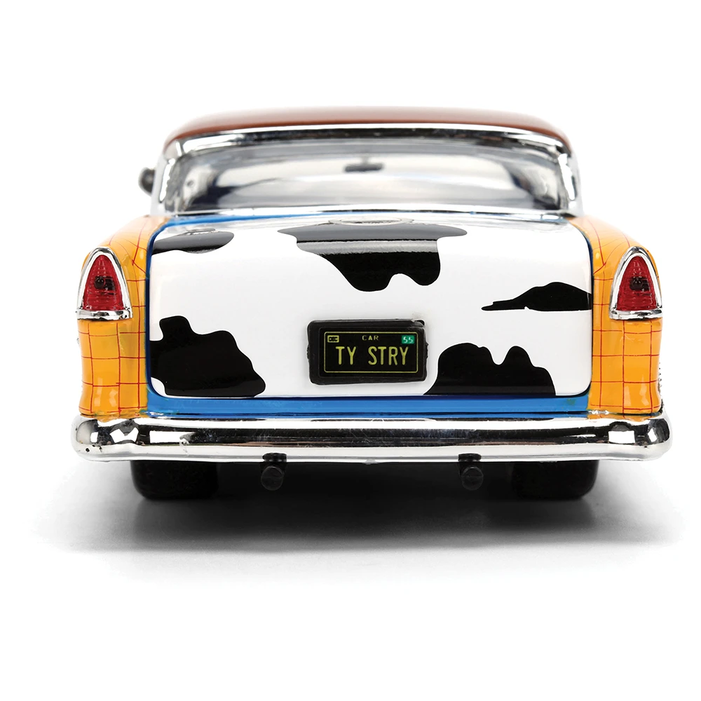 Toy Story Hollywood Rides 1955 Chevy Bel Air 1/24 Scale Model with Woody Figure Gallery Image 9
