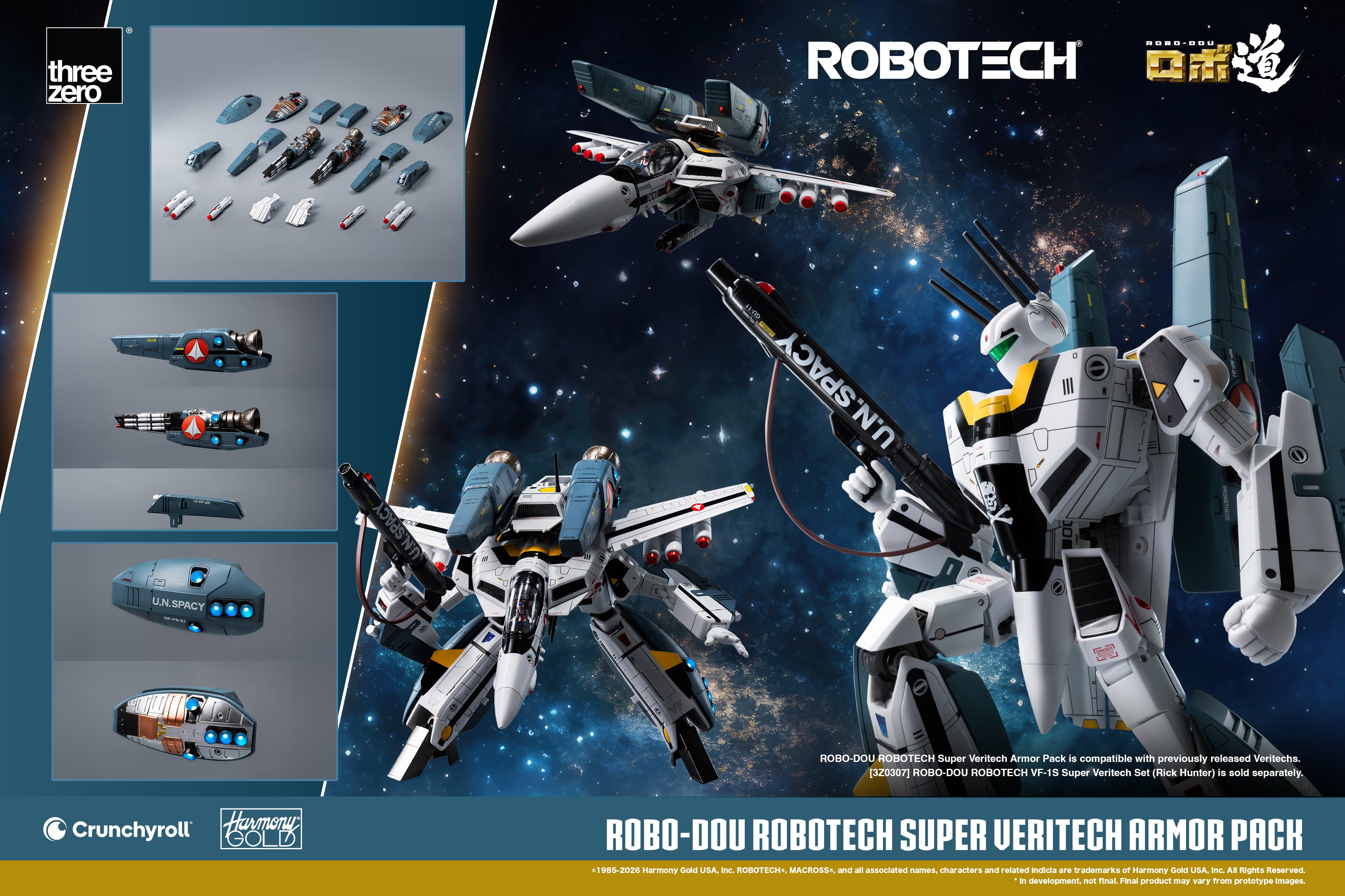 Robotech ROBO-DOU VF‐1S Super Veritech Armor Pack Gallery Image 12