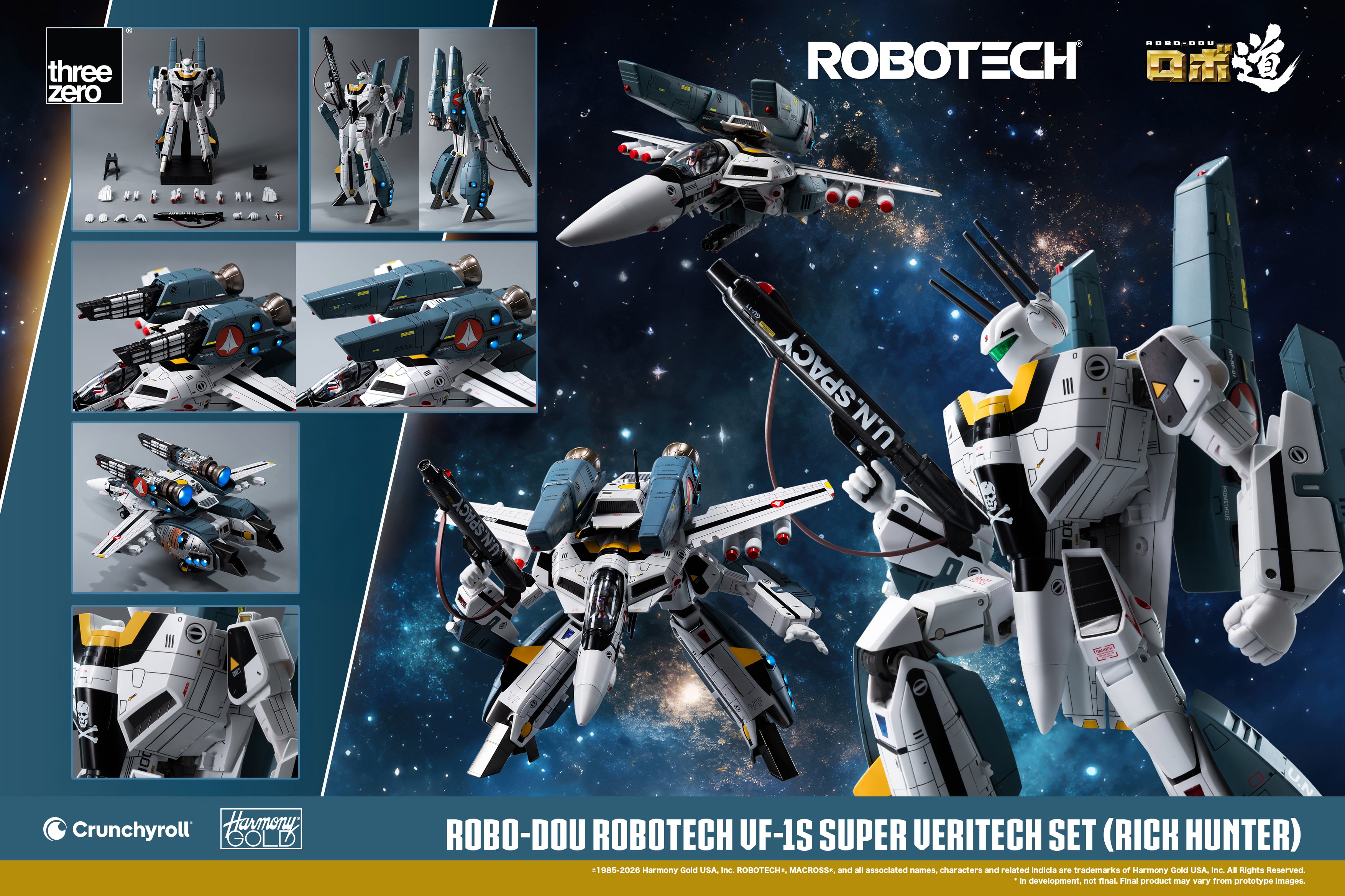 Robotech ROBO-DOU VF‐1S Super Veritech (Rick Hunter) Action Figure Gallery Image 17