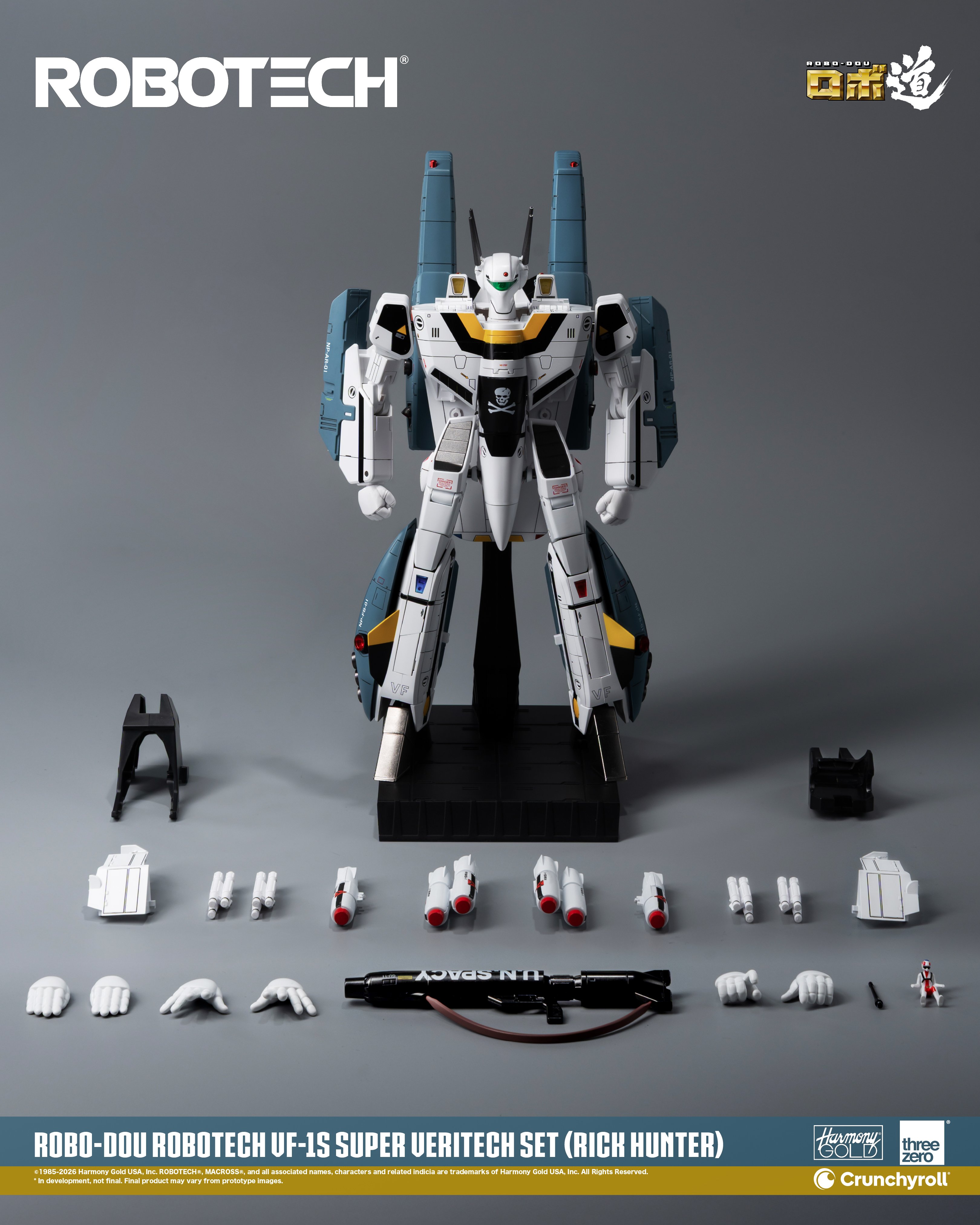 Robotech ROBO-DOU VF‐1S Super Veritech (Rick Hunter) Action Figure Gallery Image 15