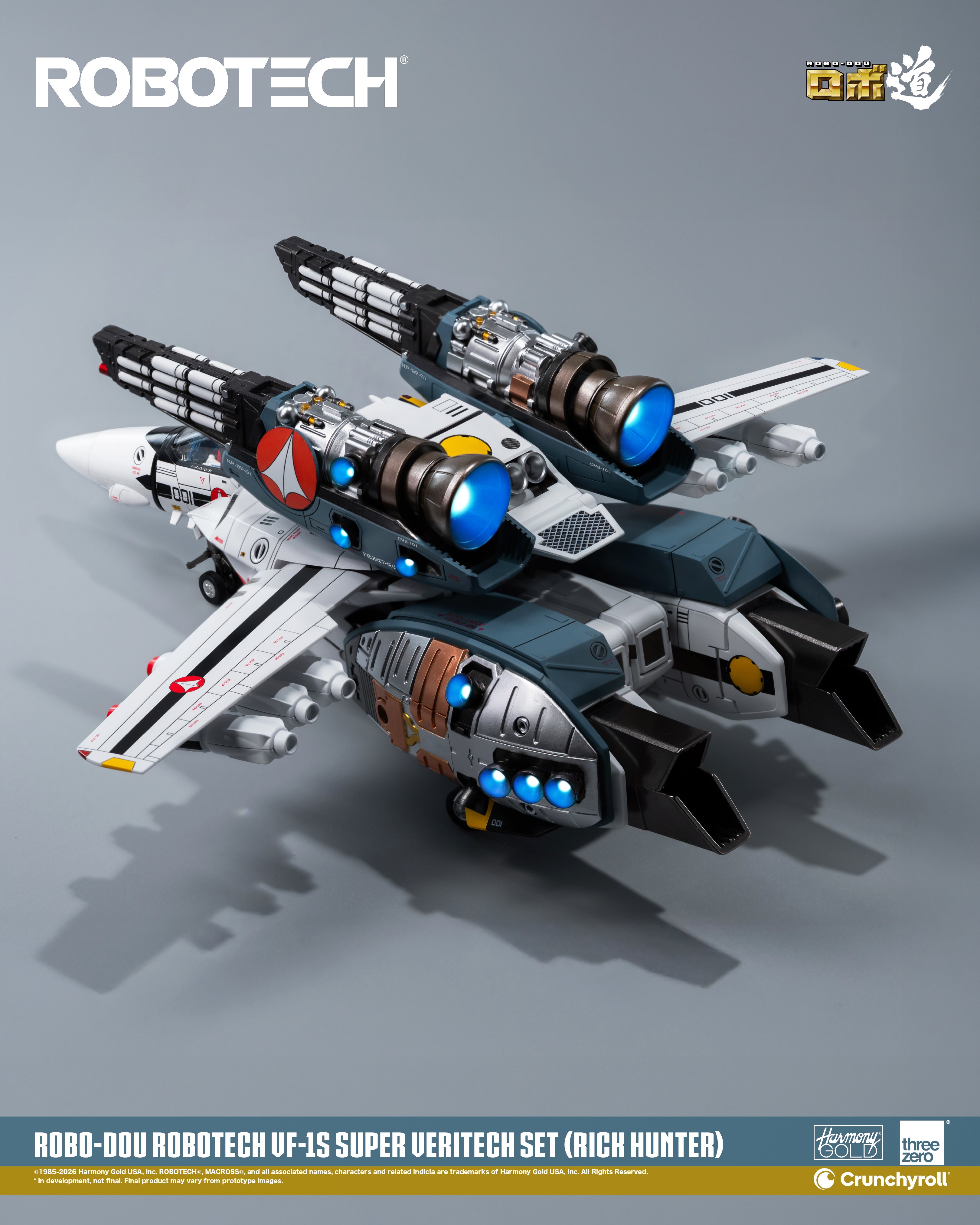 Robotech ROBO-DOU VF‐1S Super Veritech (Rick Hunter) Action Figure Gallery Image 21