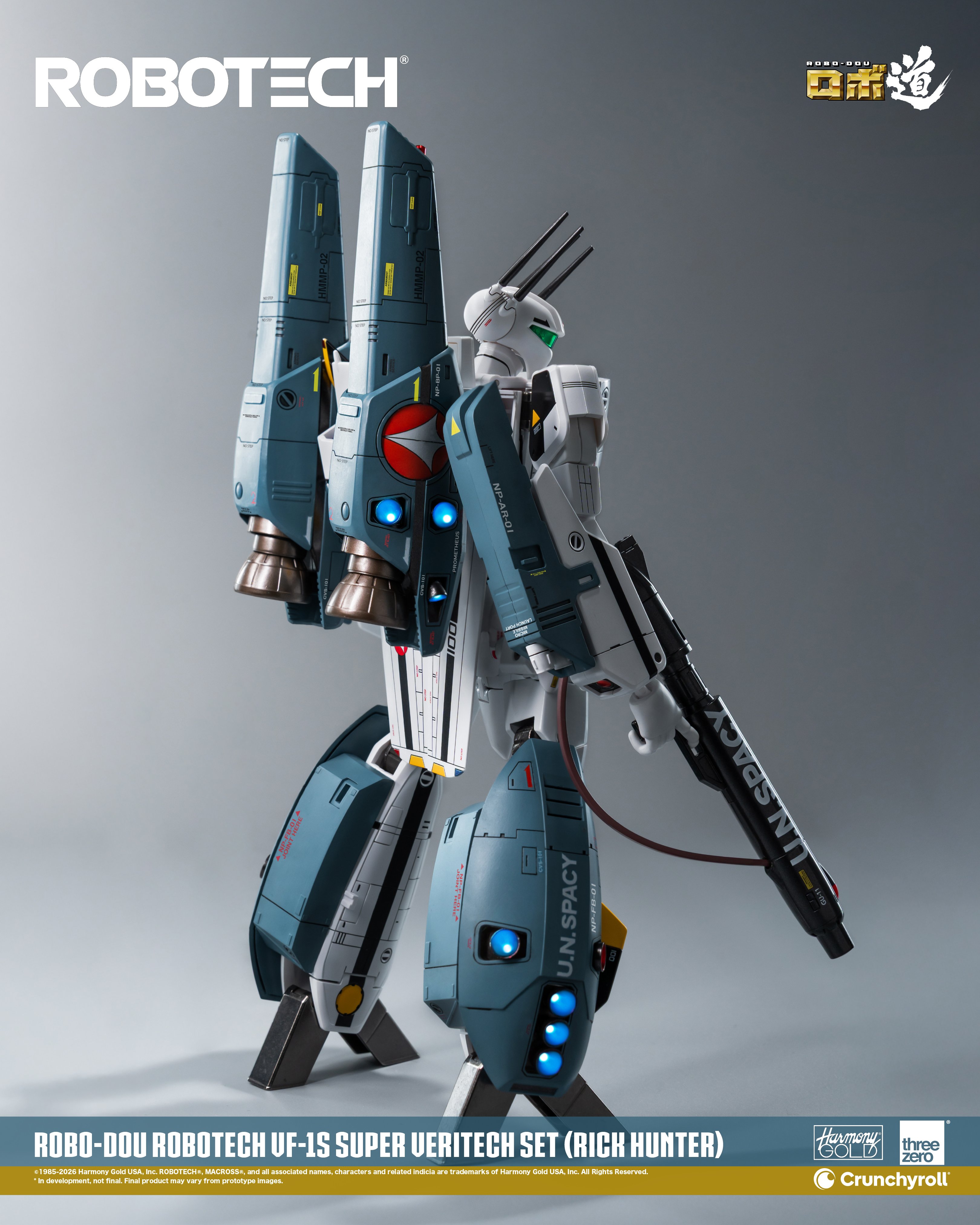 Robotech ROBO-DOU VF‐1S Super Veritech (Rick Hunter) Action Figure Gallery Image 8