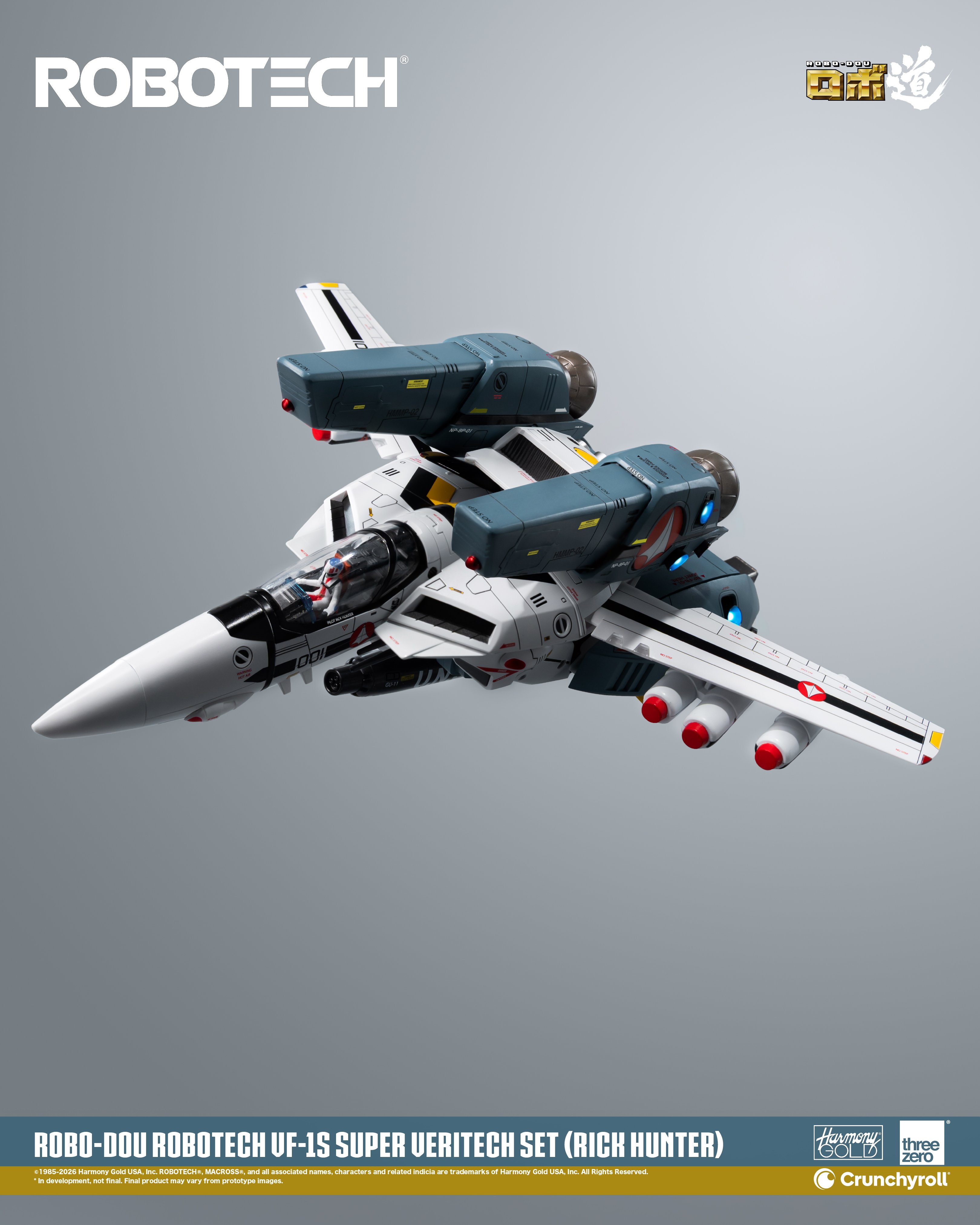 Robotech ROBO-DOU VF‐1S Super Veritech (Rick Hunter) Action Figure Gallery Image 19