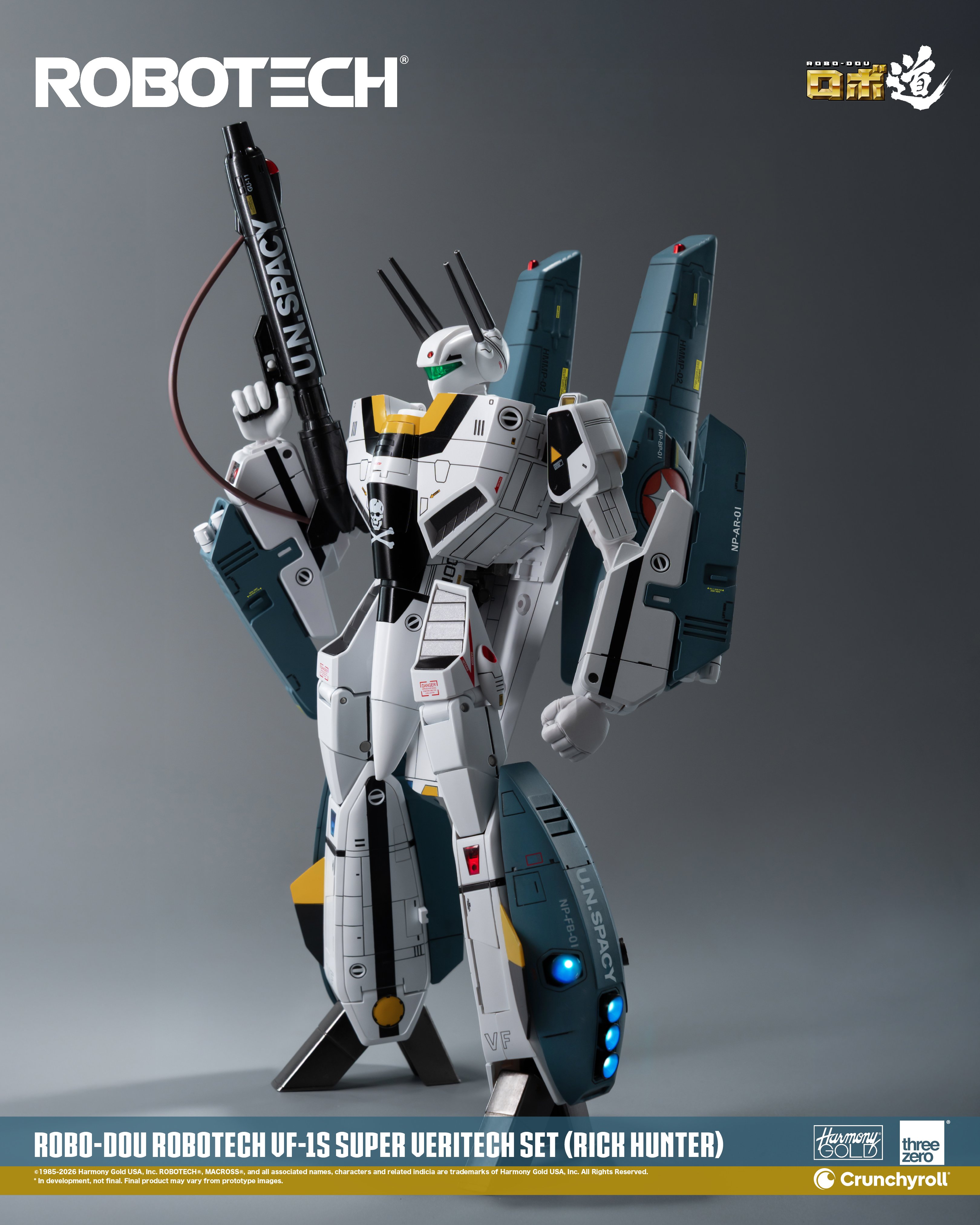 Robotech ROBO-DOU VF‐1S Super Veritech (Rick Hunter) Action Figure Gallery Image 7