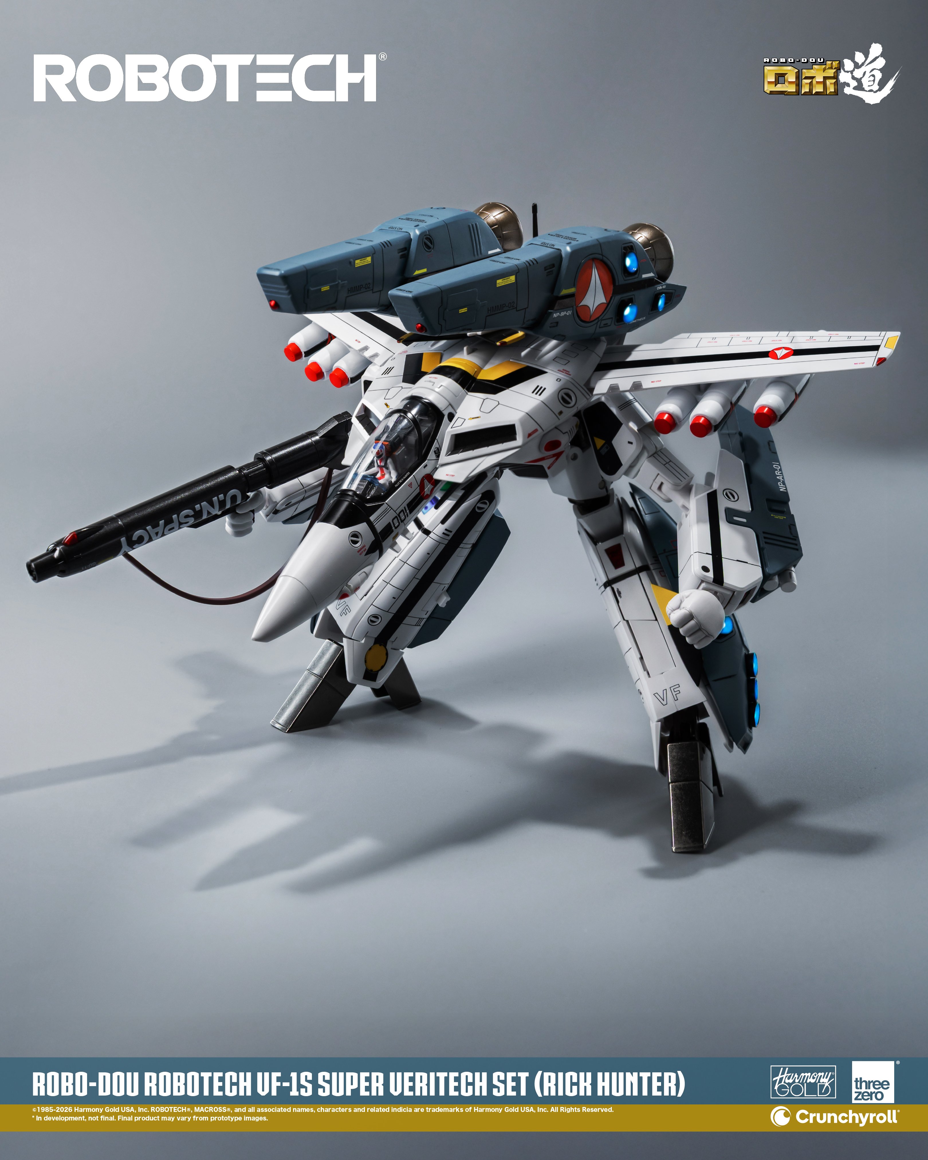 Robotech ROBO-DOU VF‐1S Super Veritech (Rick Hunter) Action Figure Gallery Image 10