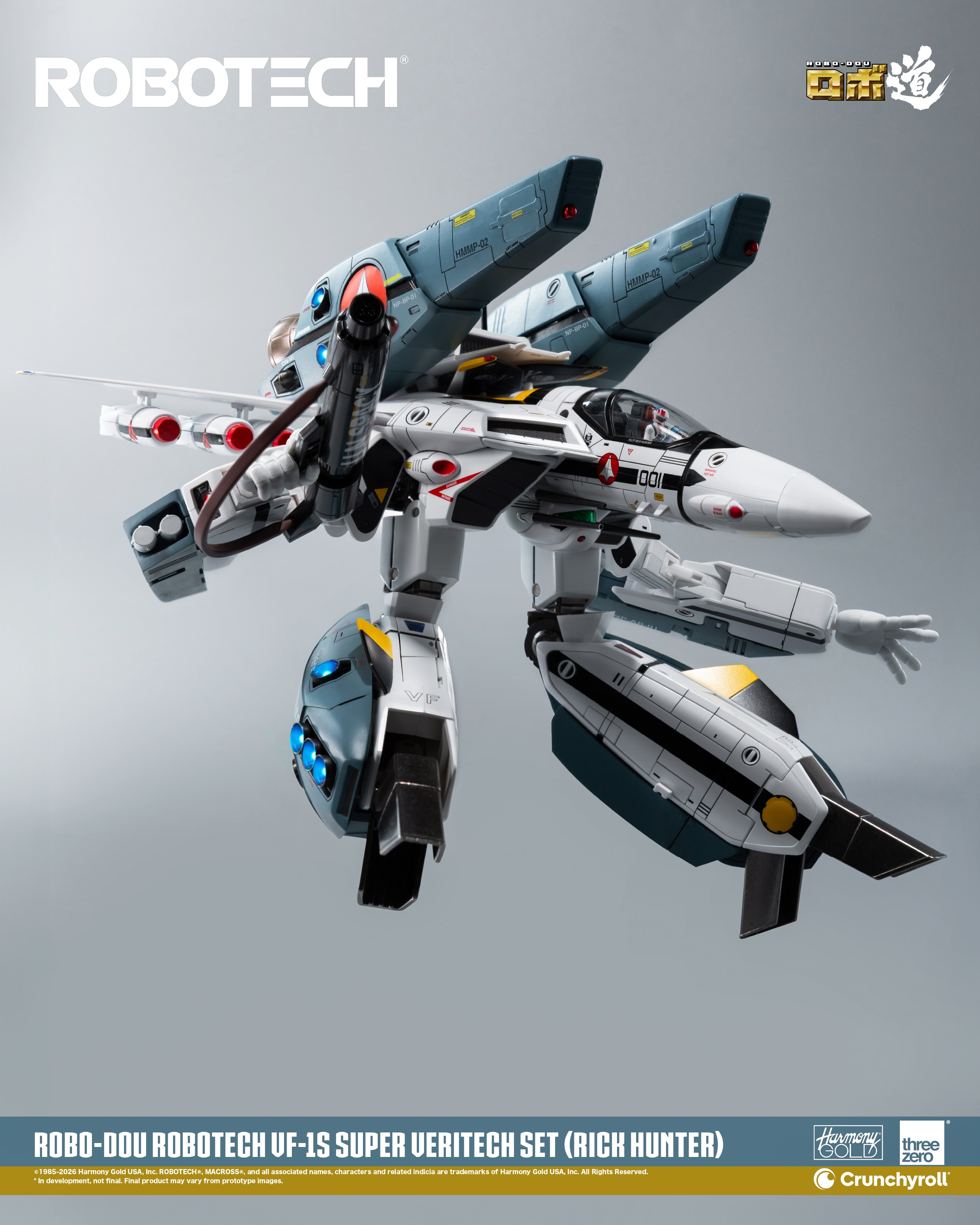 Robotech ROBO-DOU VF‐1S Super Veritech (Rick Hunter) Action Figure Gallery Image 11