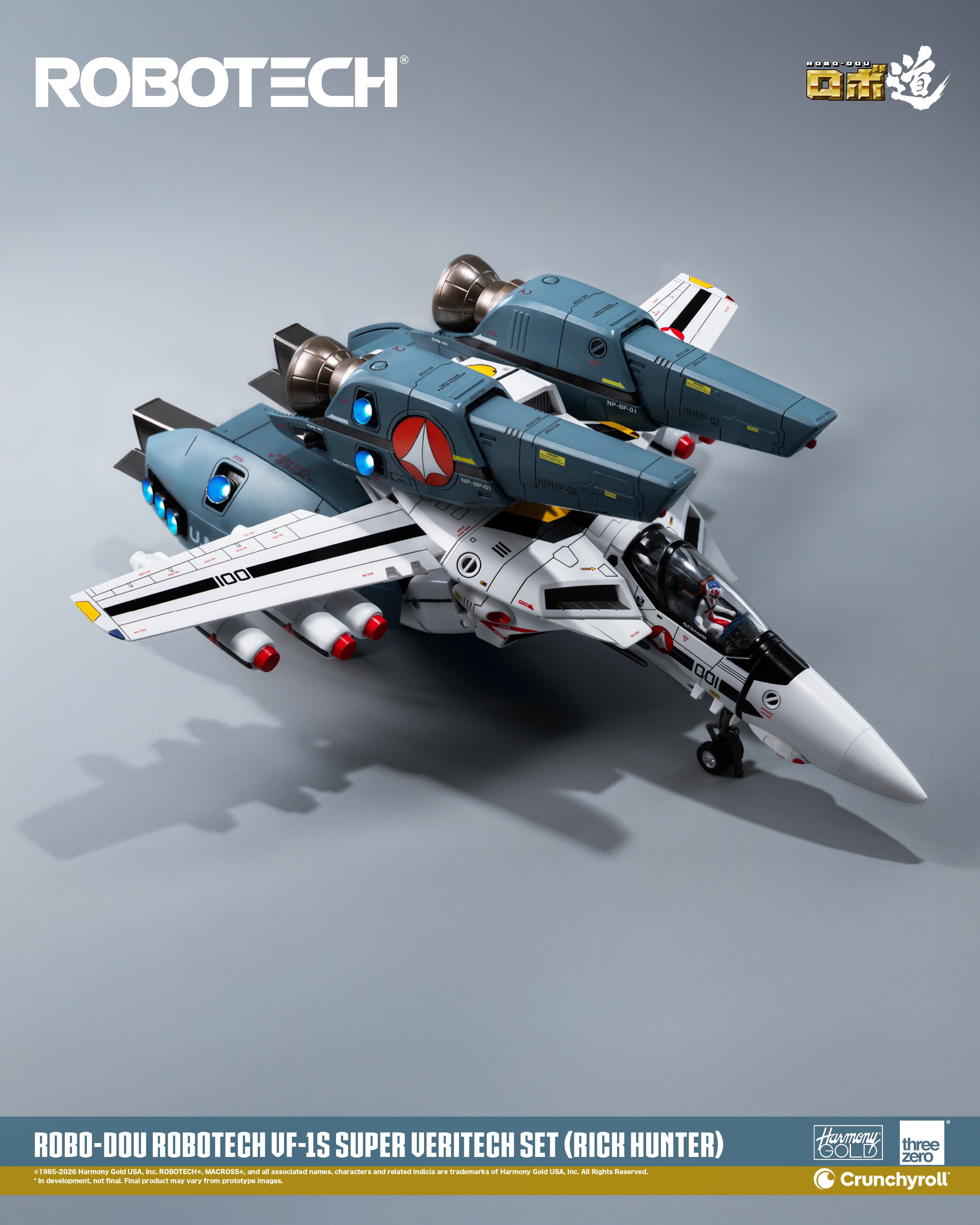 Robotech ROBO-DOU VF‐1S Super Veritech (Rick Hunter) Action Figure Gallery Image 20