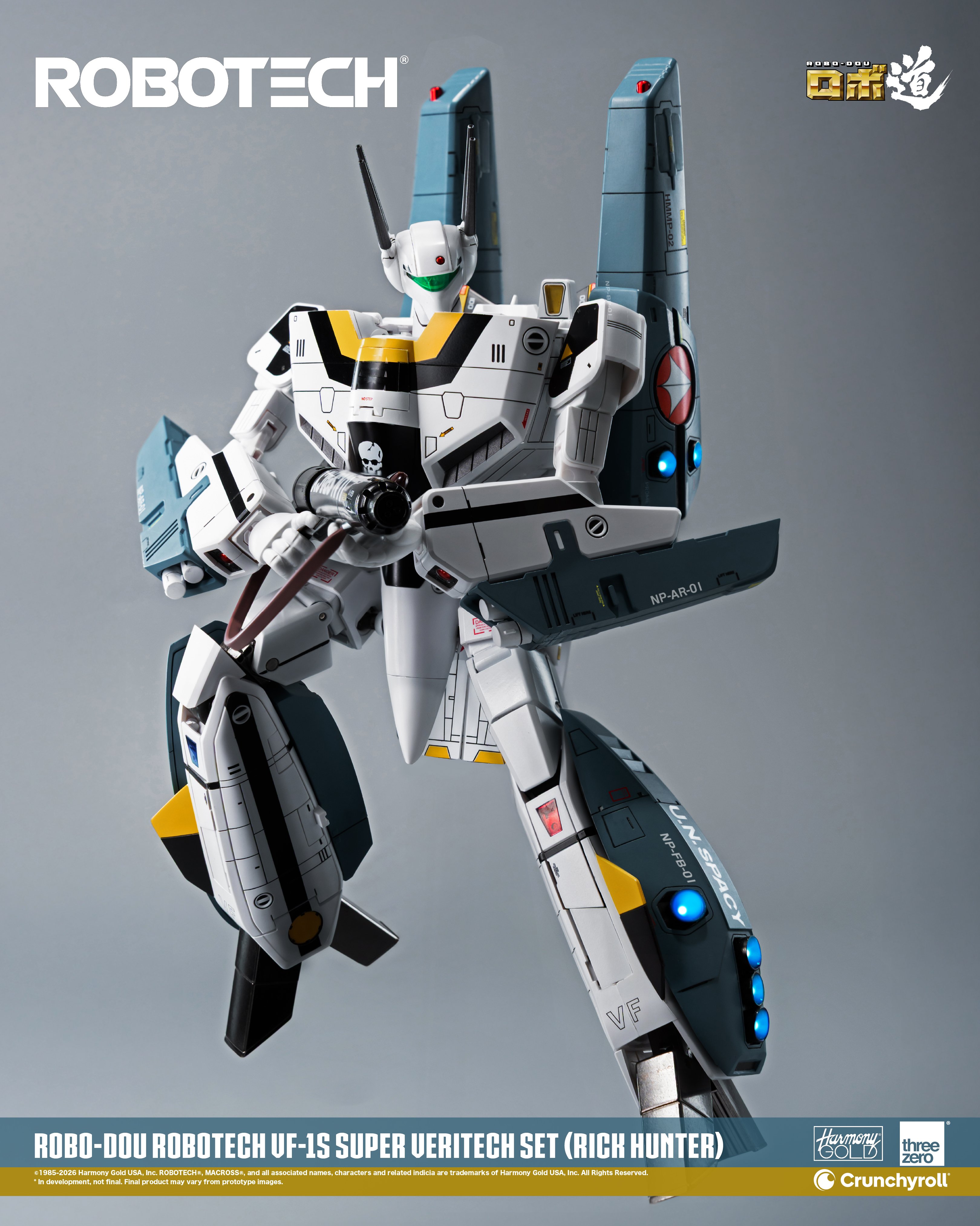 Robotech ROBO-DOU VF‐1S Super Veritech (Rick Hunter) Action Figure Gallery Image 4