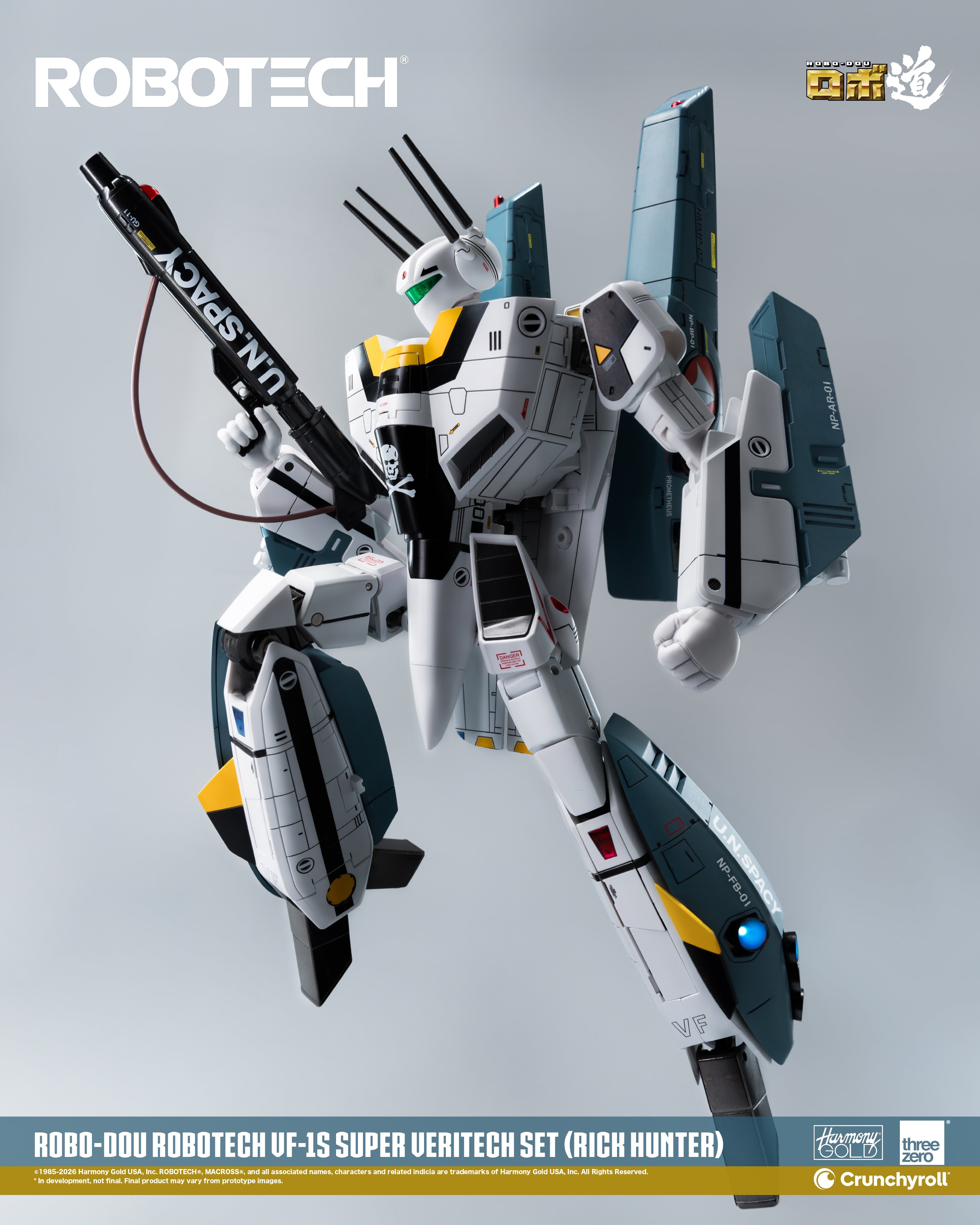 Robotech ROBO-DOU VF‐1S Super Veritech (Rick Hunter) Action Figure Gallery Image 26