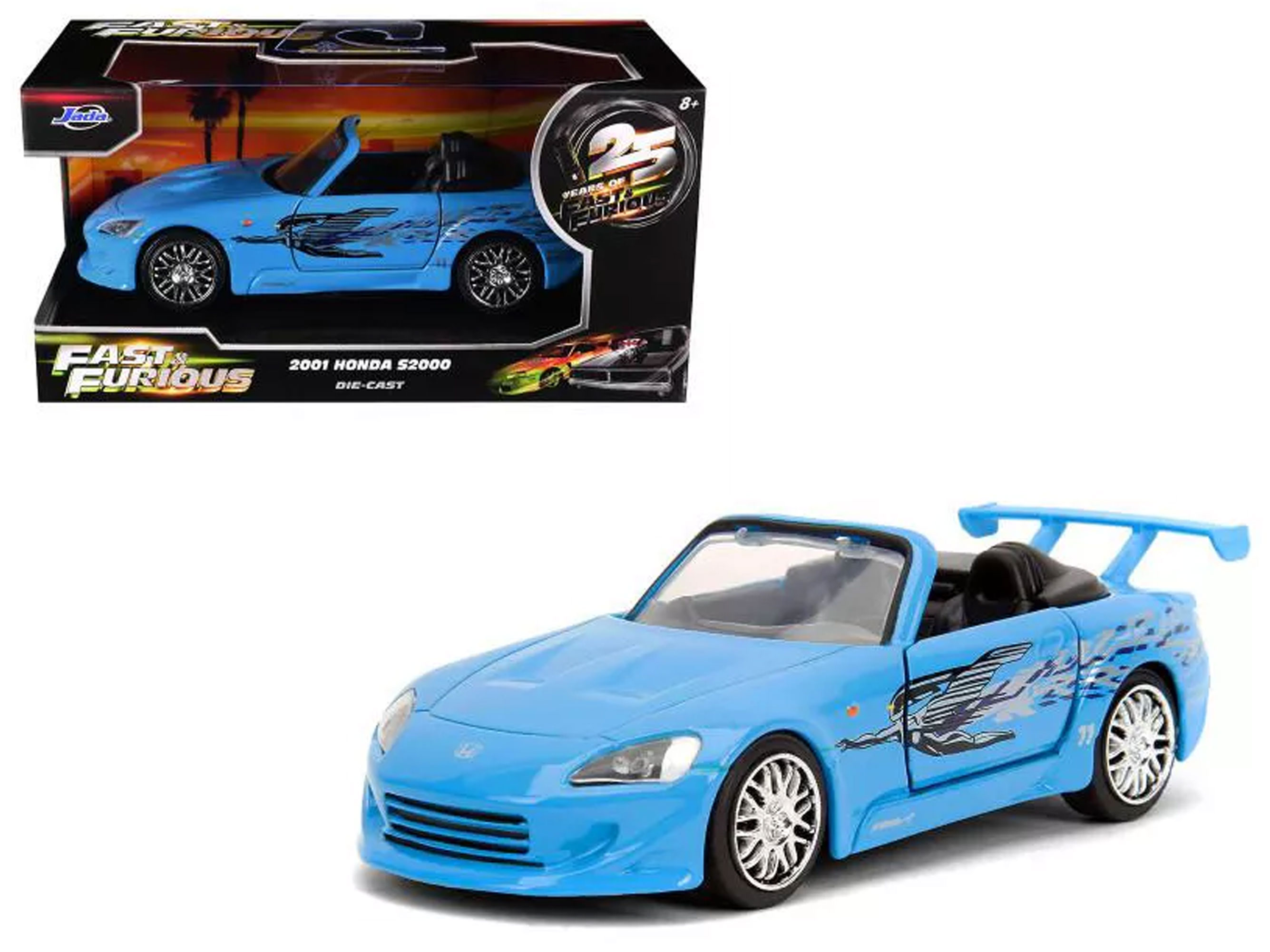 Fast & Furious 25th Anniversary 2001 Honda S2000 Convertible (Blue