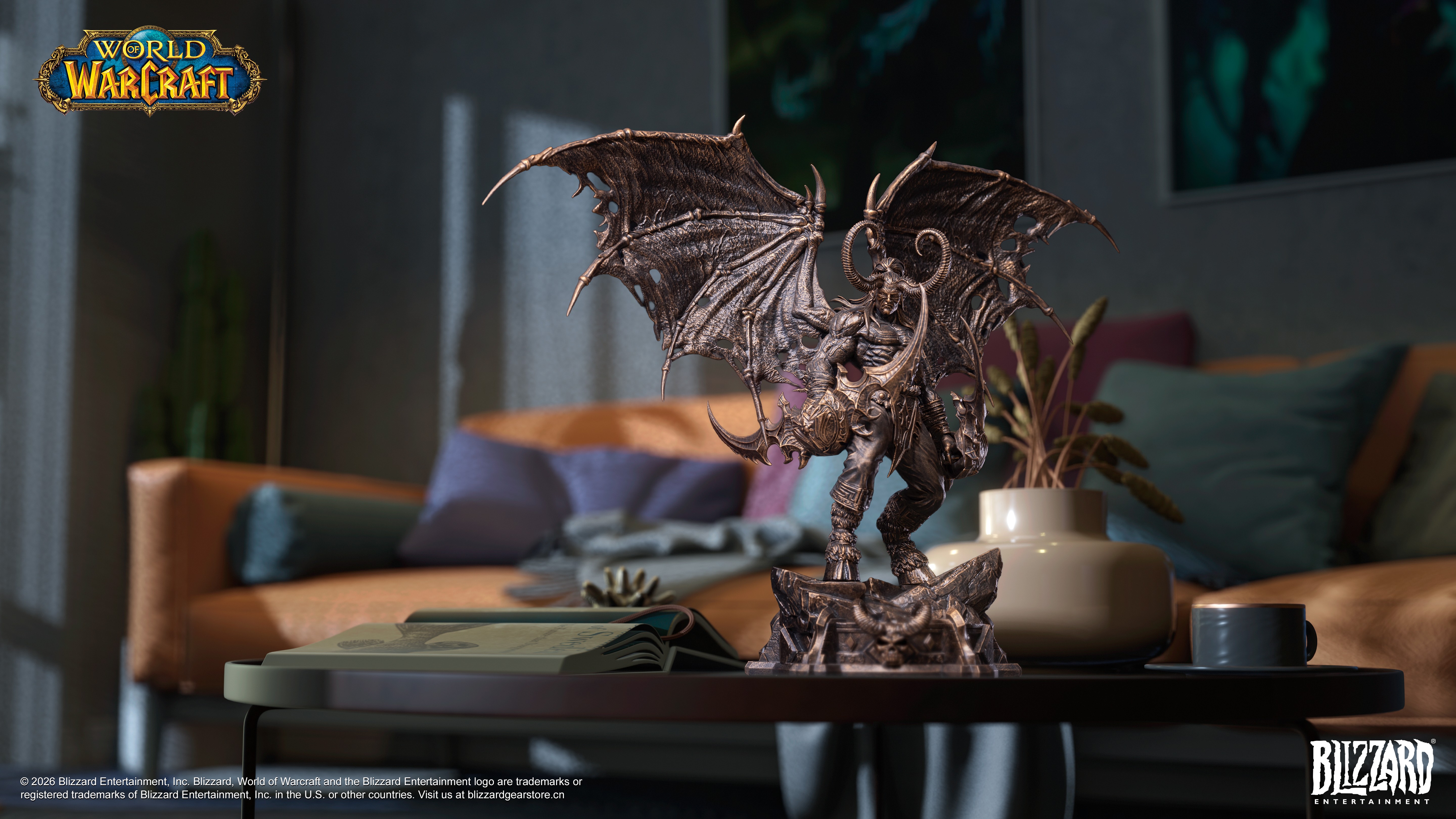 World of Warcraft Illidan Stormrage (Bronze Colored Ver.) 1/10