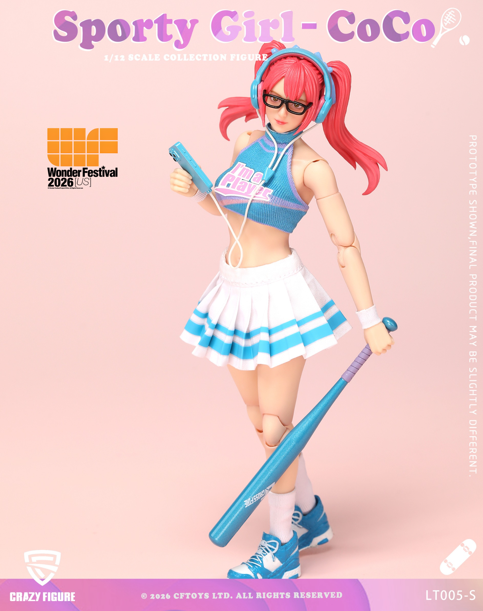 KENTOO Figure Racingr Girls DB 2026 ソフビ Meet you at the finish line!~ The official character of the 2026