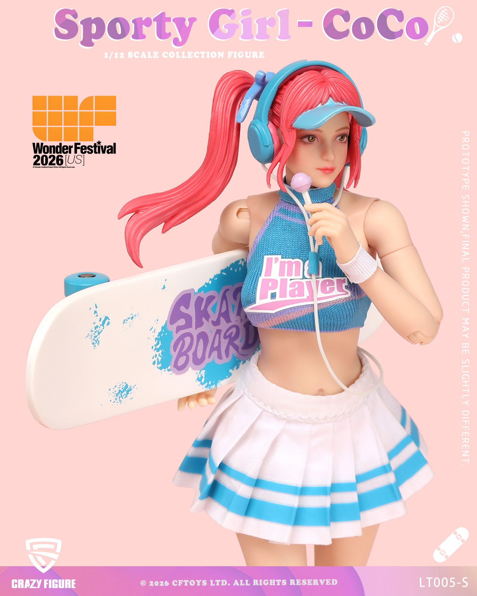 Sporty Girl CoCo 2026 Wonder Festival US Exclusive 1/12 Scale