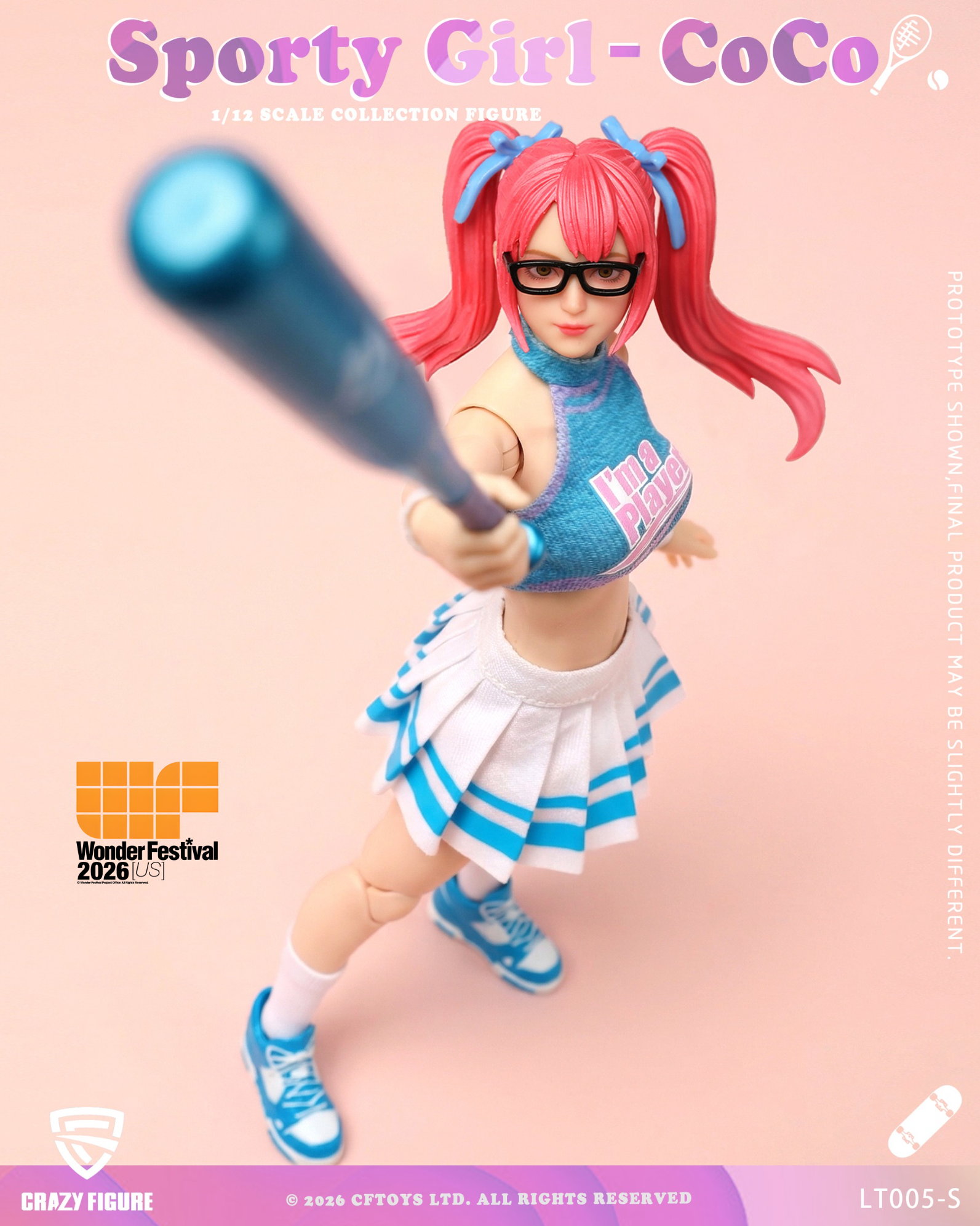 Sporty Girl CoCo 2026 Wonder Festival US Exclusive 1/12 Scale