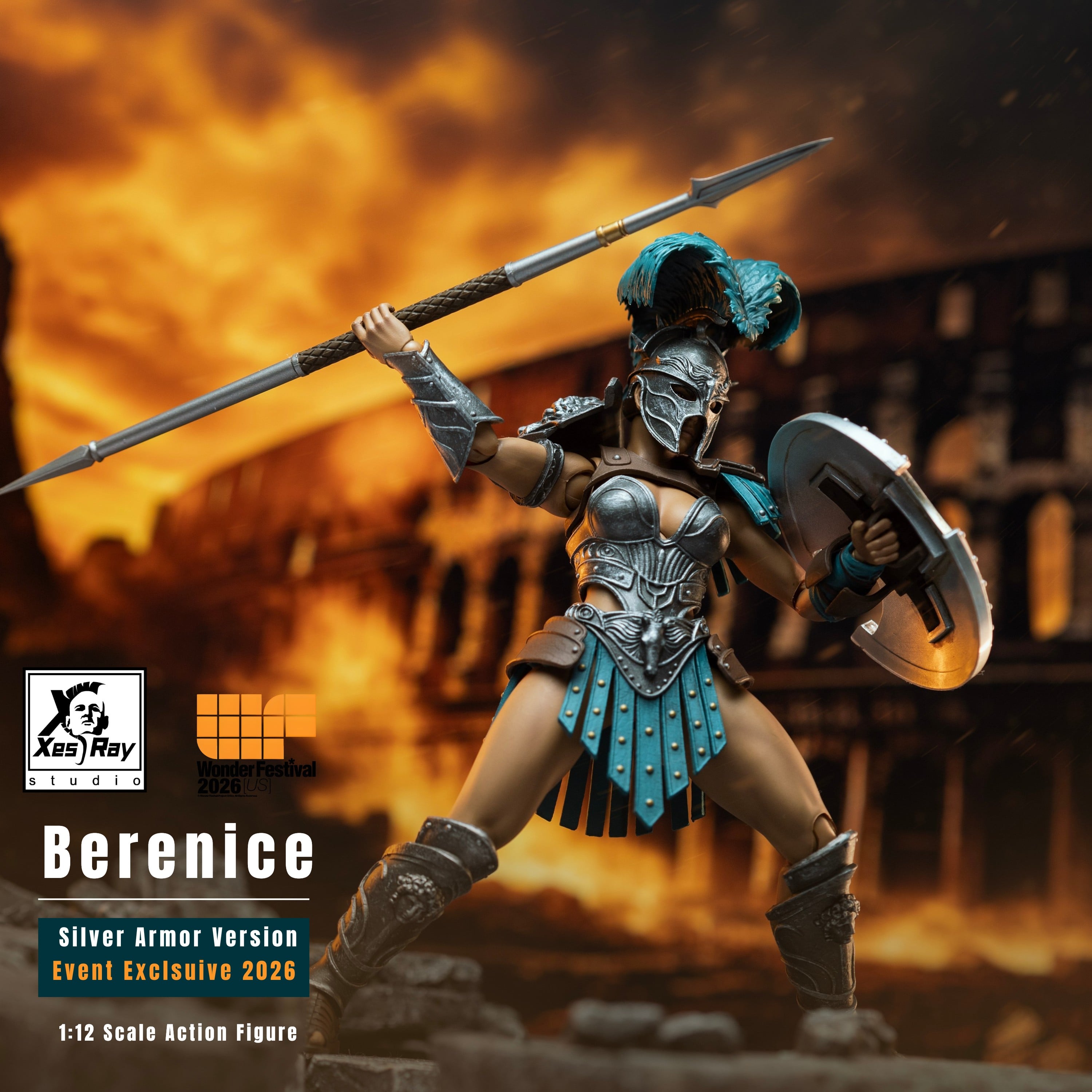 Combatants Berenice (Silver Armor Ver.) 2026 Wonder Festival US Exclusive 1/12 Scale Action Figure Gallery Image 14