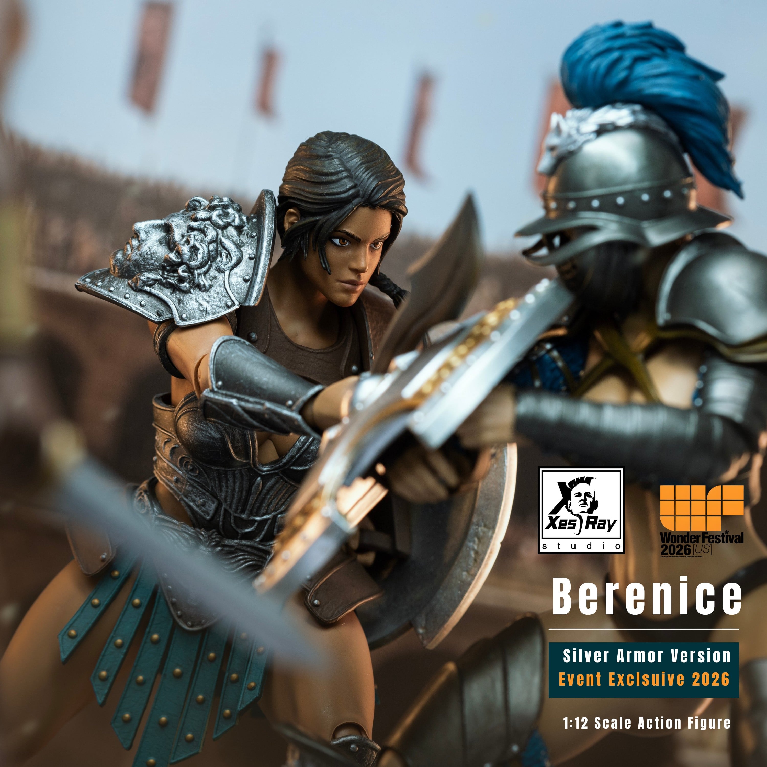 Combatants Berenice (Silver Armor Ver.) 2026 Wonder Festival US Exclusive 1/12 Scale Action Figure Gallery Image 8