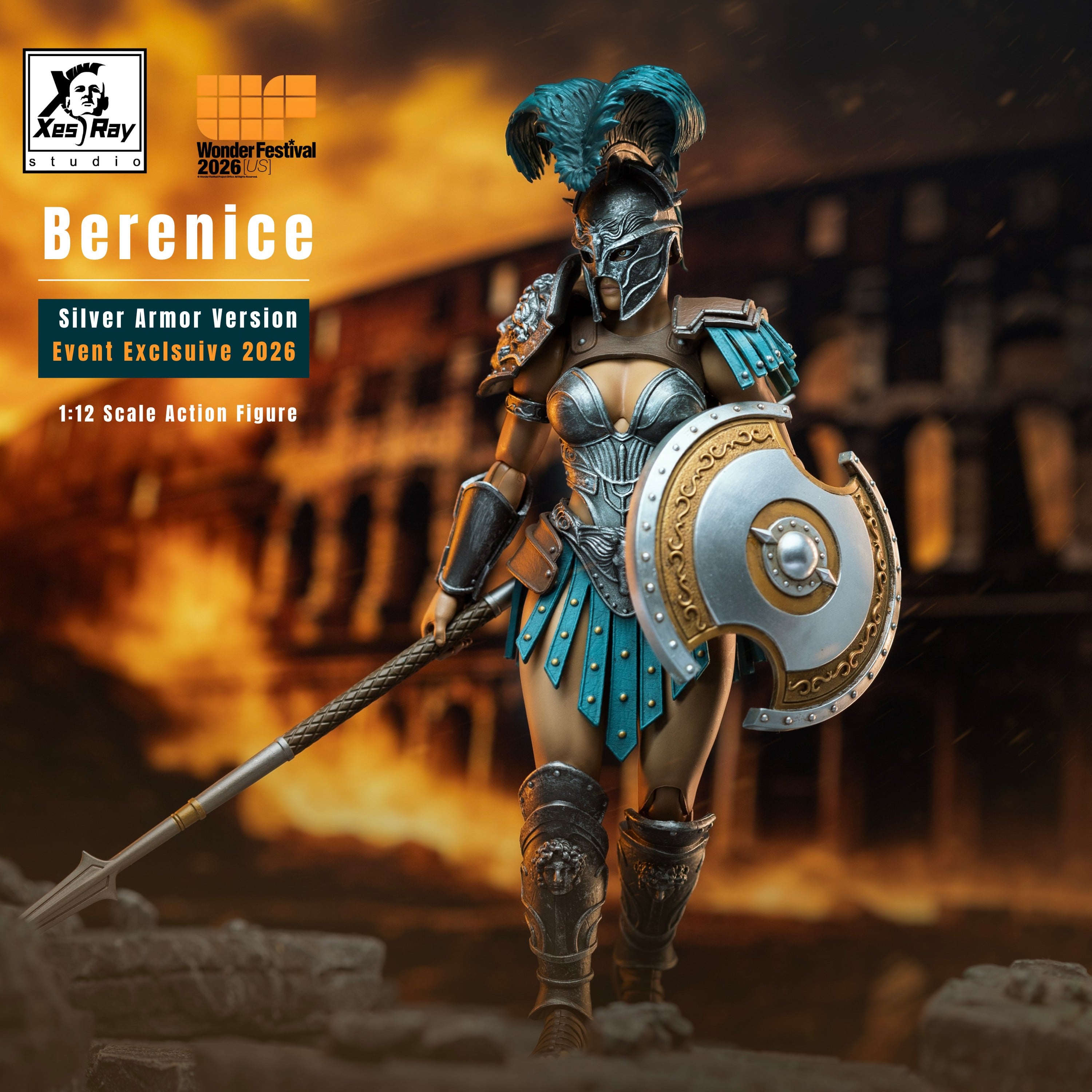 Combatants Berenice (Silver Armor Ver.) 2026 Wonder Festival US Exclusive 1/12 Scale Action Figure Gallery Image 12