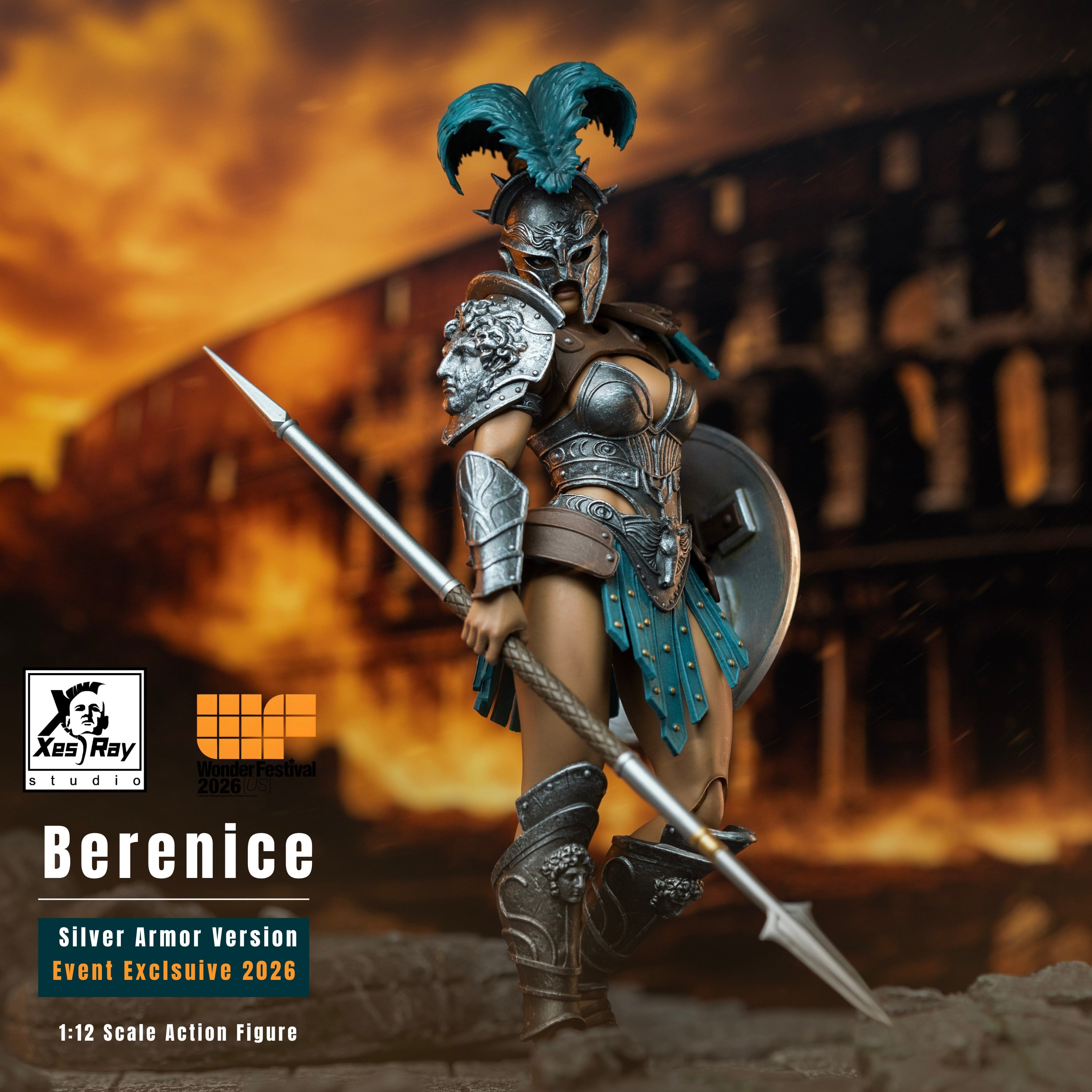 Combatants Berenice (Silver Armor Ver.) 2026 Wonder Festival US Exclusive 1/12 Scale Action Figure Gallery Image 11