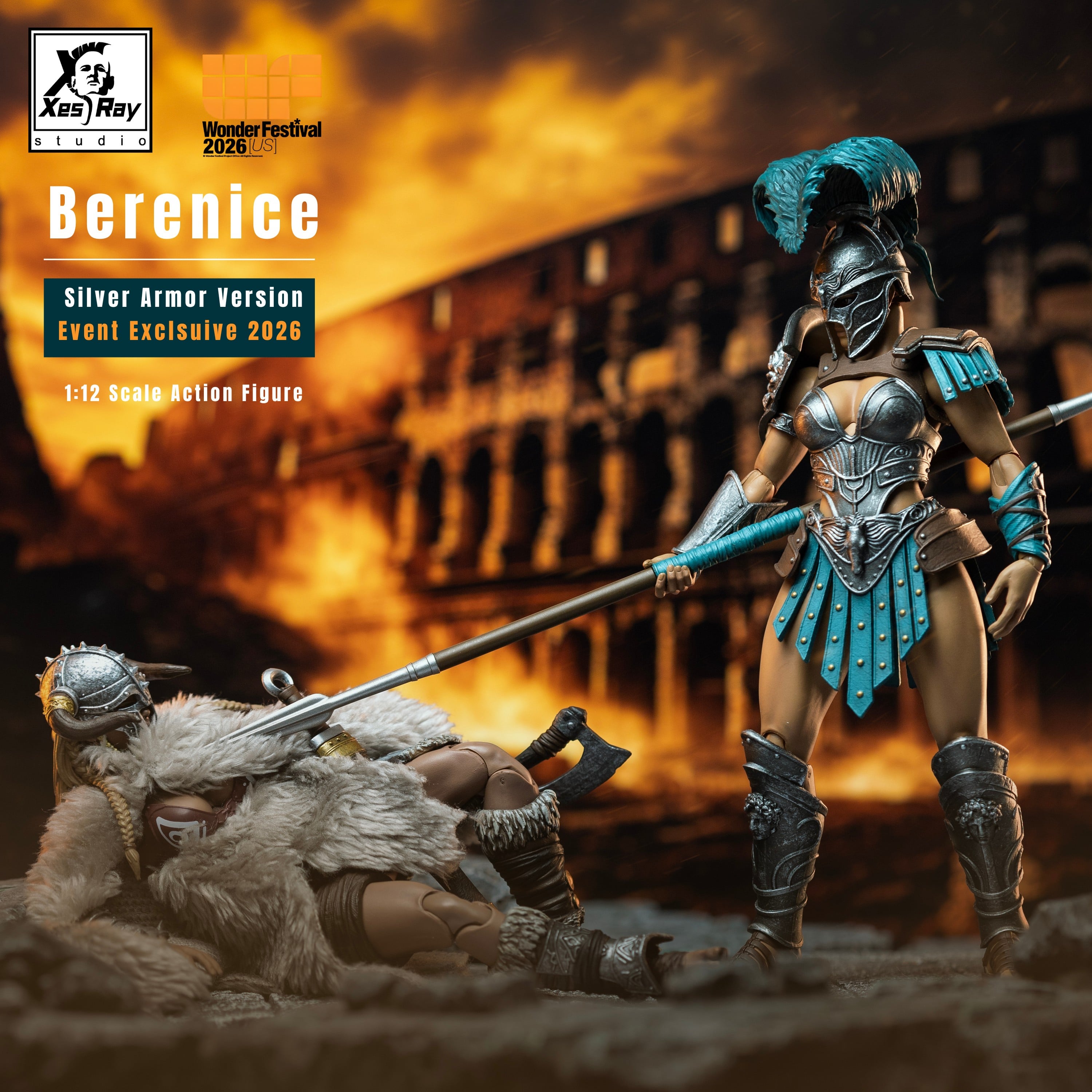 Combatants Berenice (Silver Armor Ver.) 2026 Wonder Festival US Exclusive 1/12 Scale Action Figure Gallery Image 20