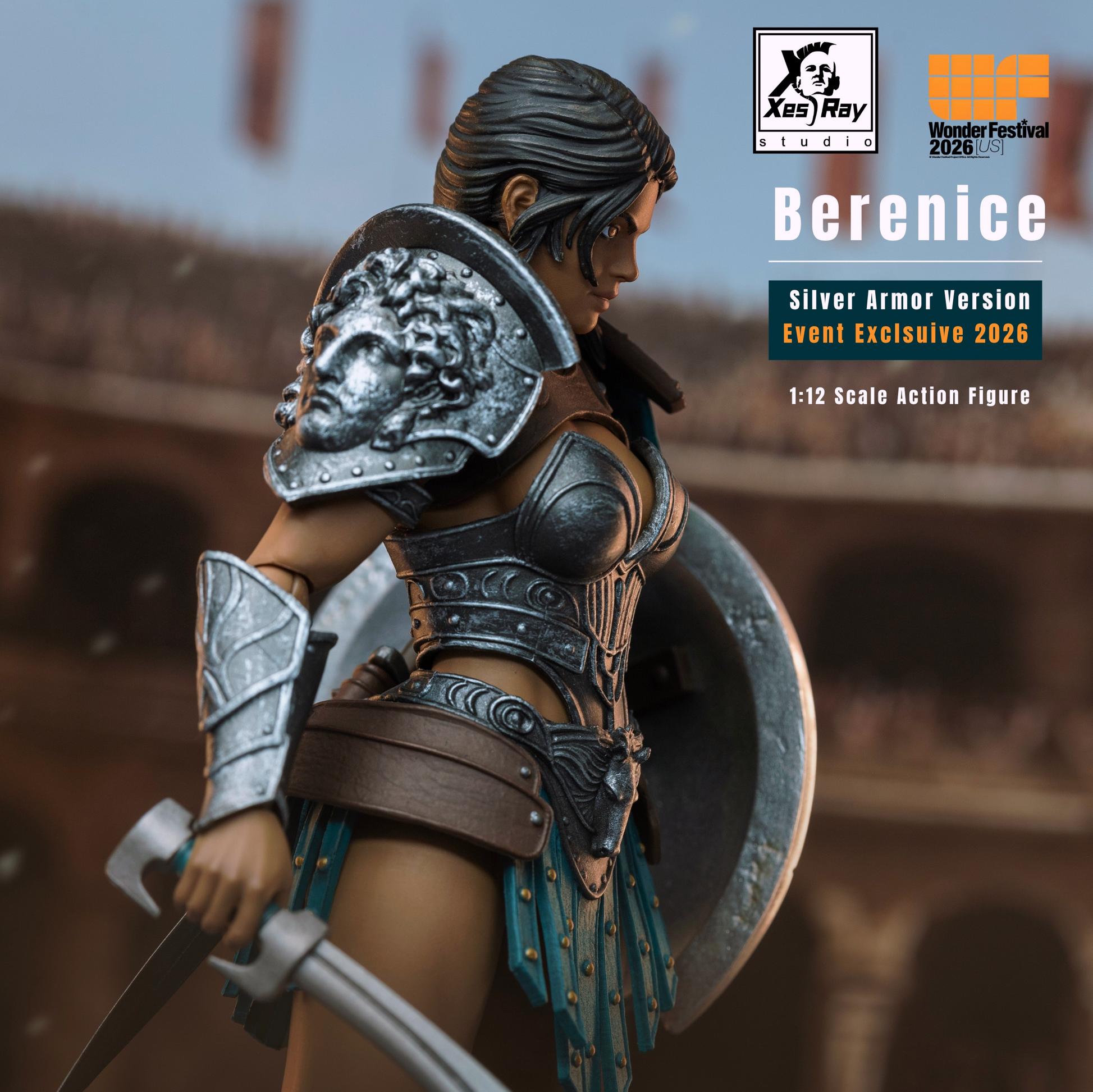 Combatants Berenice (Silver Armor Ver.) 2026 Wonder Festival US Exclusive 1/12 Scale Action Figure Gallery Image 7