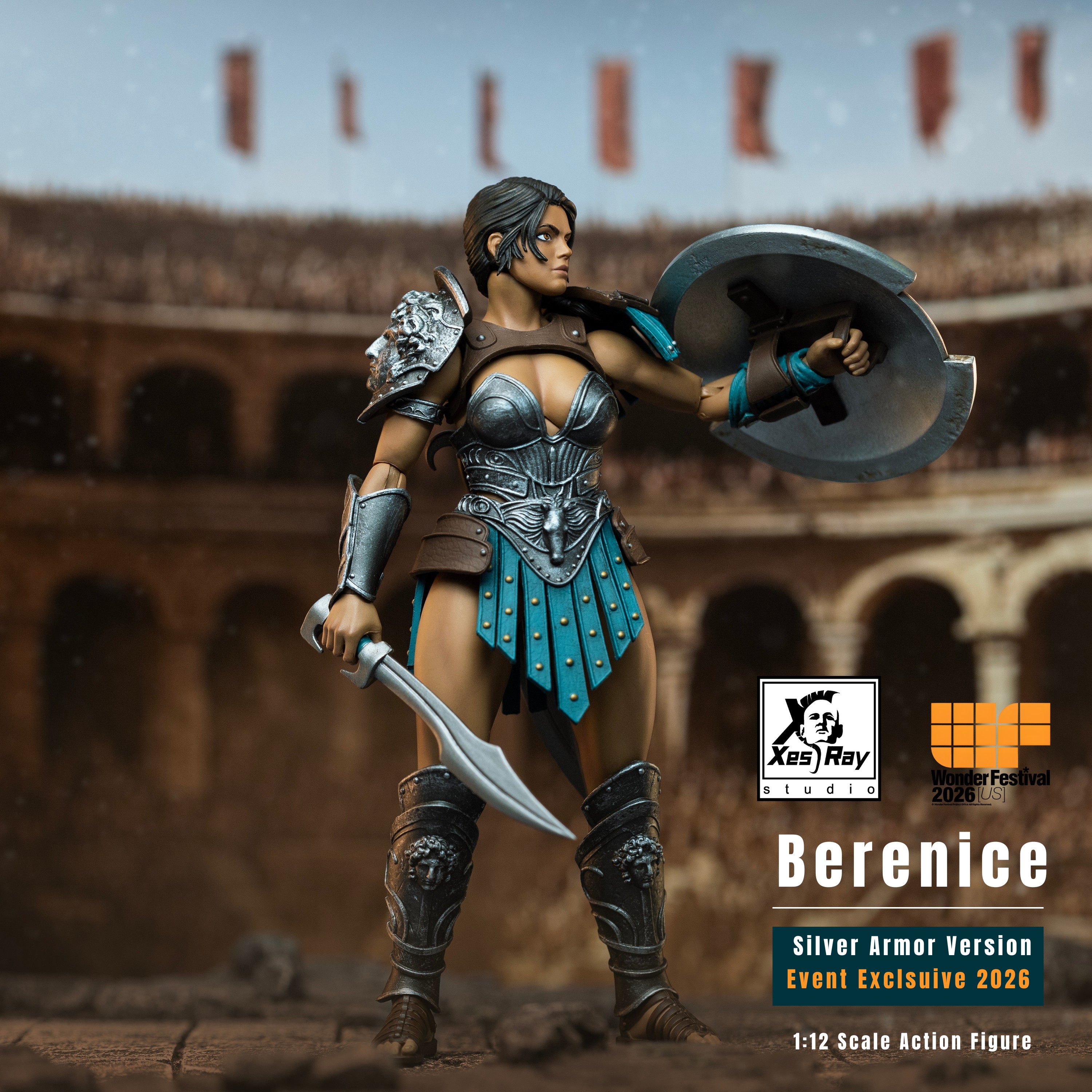 Combatants Berenice (Silver Armor Ver.) 2026 Wonder Festival US Exclusive 1/12 Scale Action Figure Gallery Image 6
