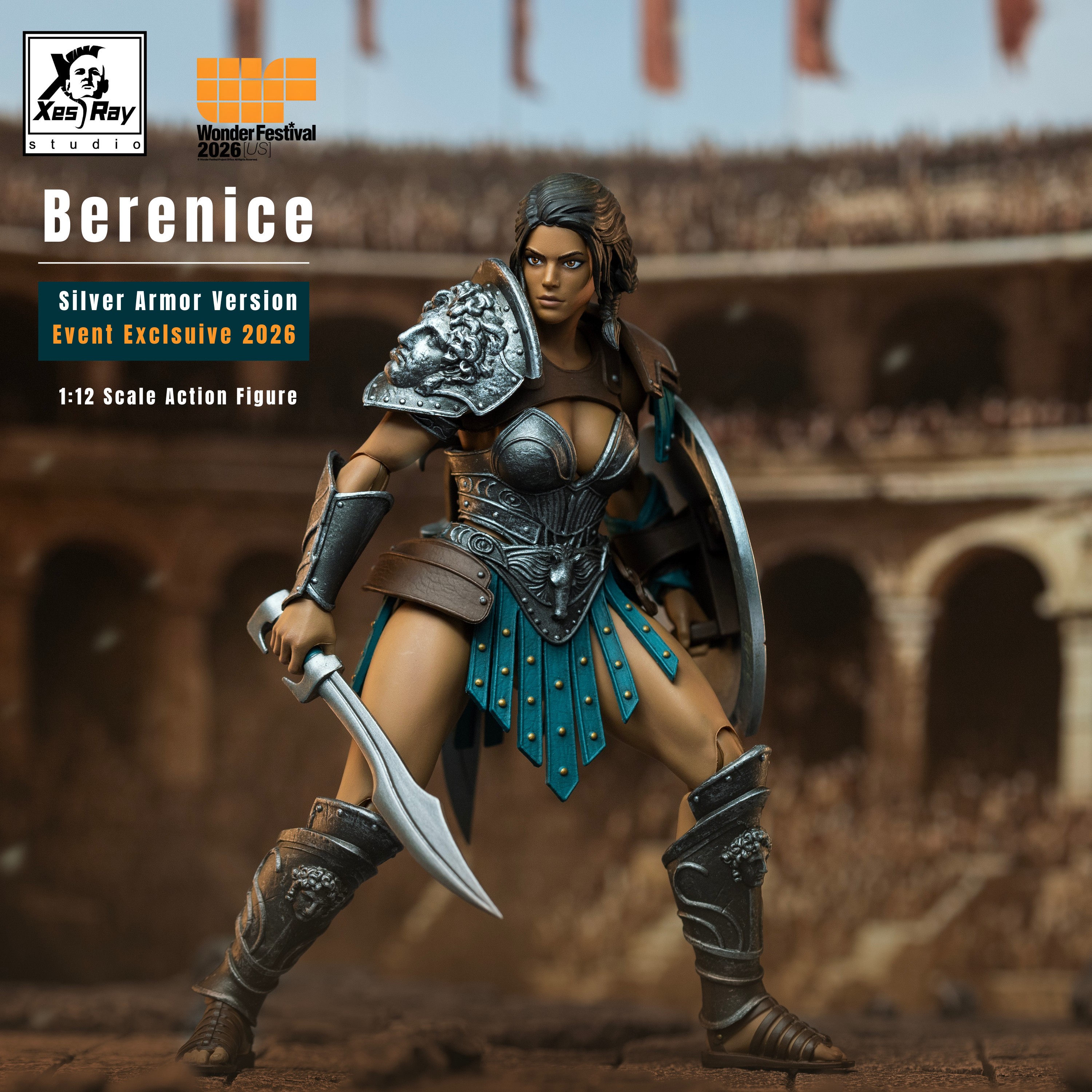 Combatants Berenice (Silver Armor Ver.) 2026 Wonder Festival US Exclusive 1/12 Scale Action Figure Gallery Image 3
