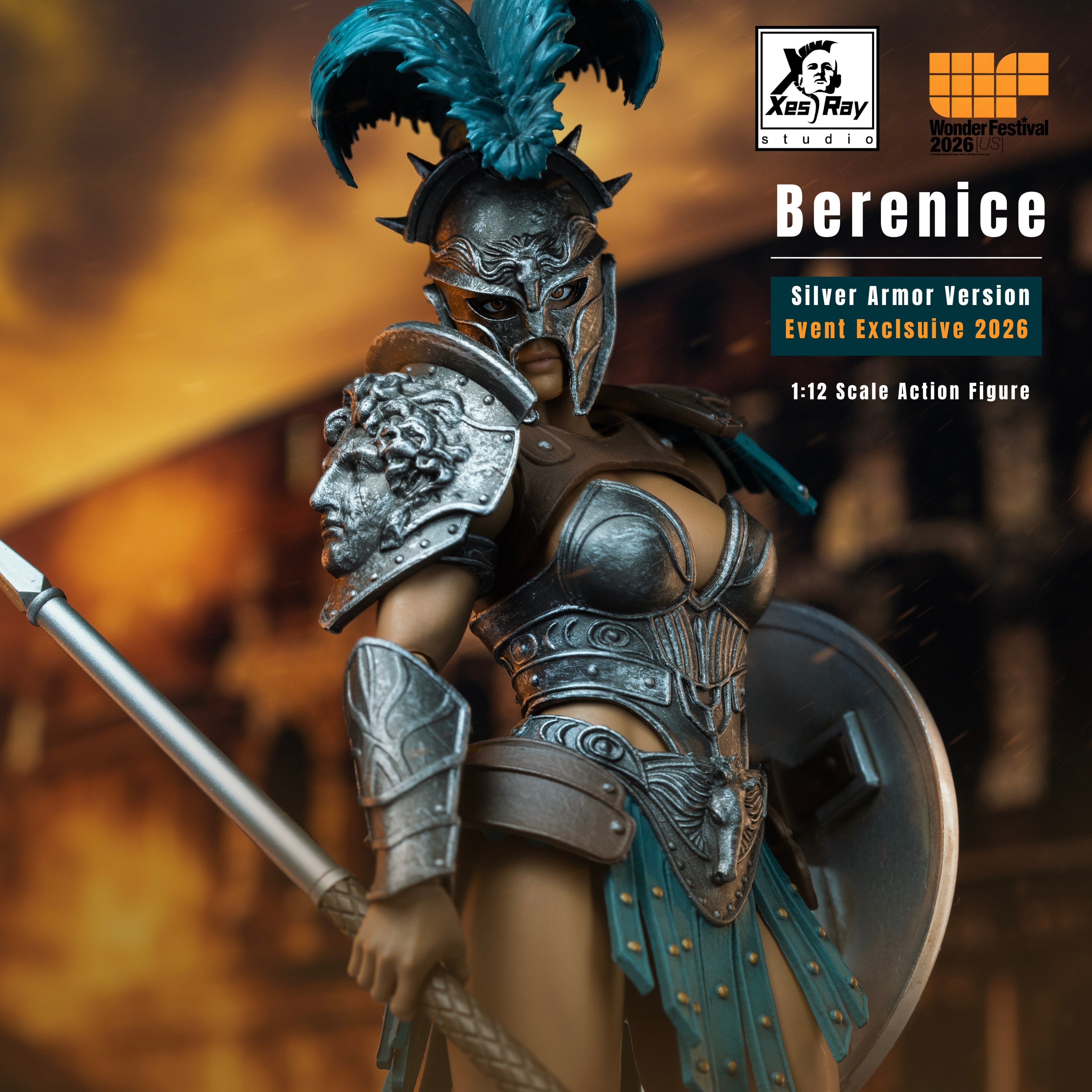 Combatants Berenice (Silver Armor Ver.) 2026 Wonder Festival US Exclusive 1/12 Scale Action Figure Gallery Image 16