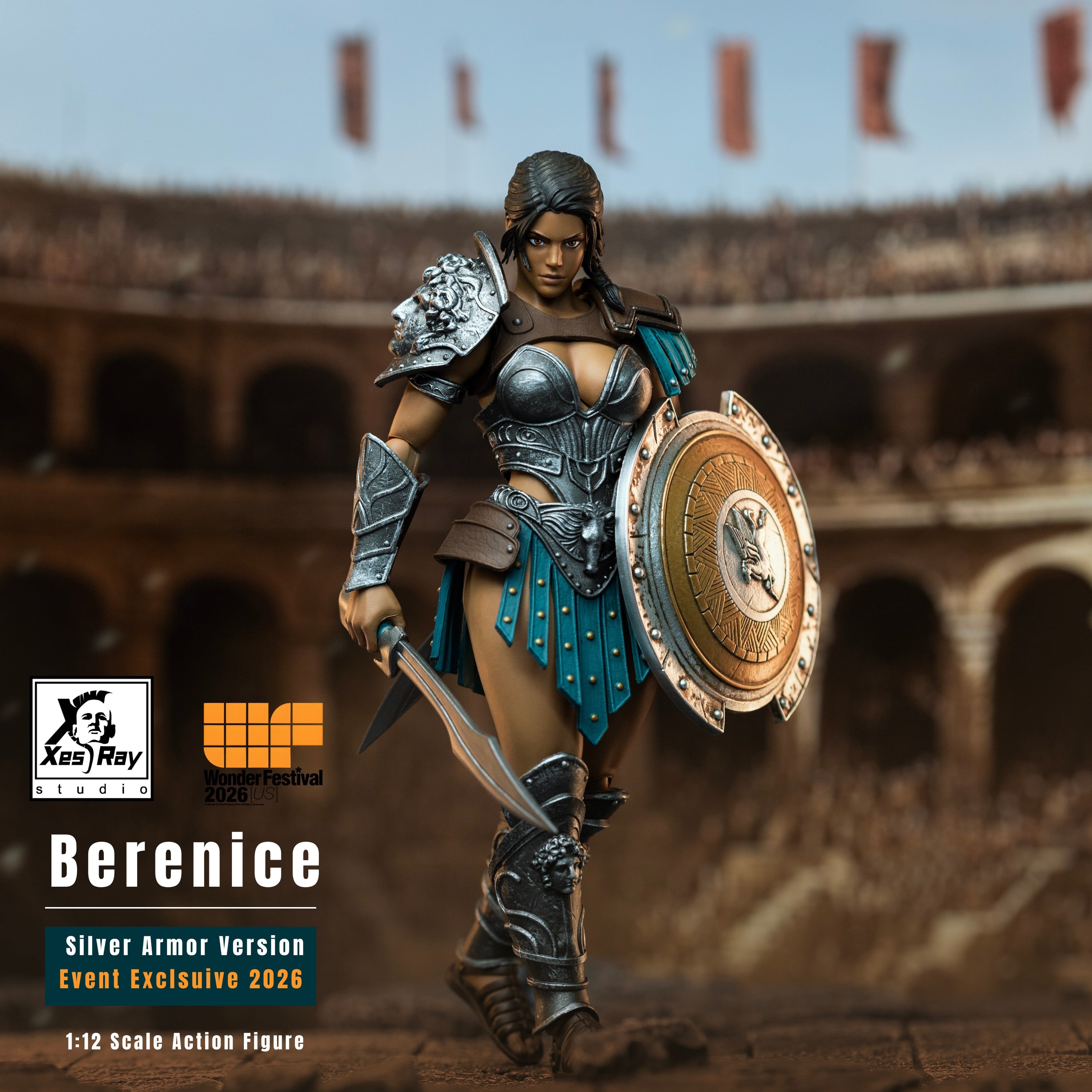 Combatants Berenice (Silver Armor Ver.) 2026 Wonder Festival US Exclusive 1/12 Scale Action Figure Gallery Image 4