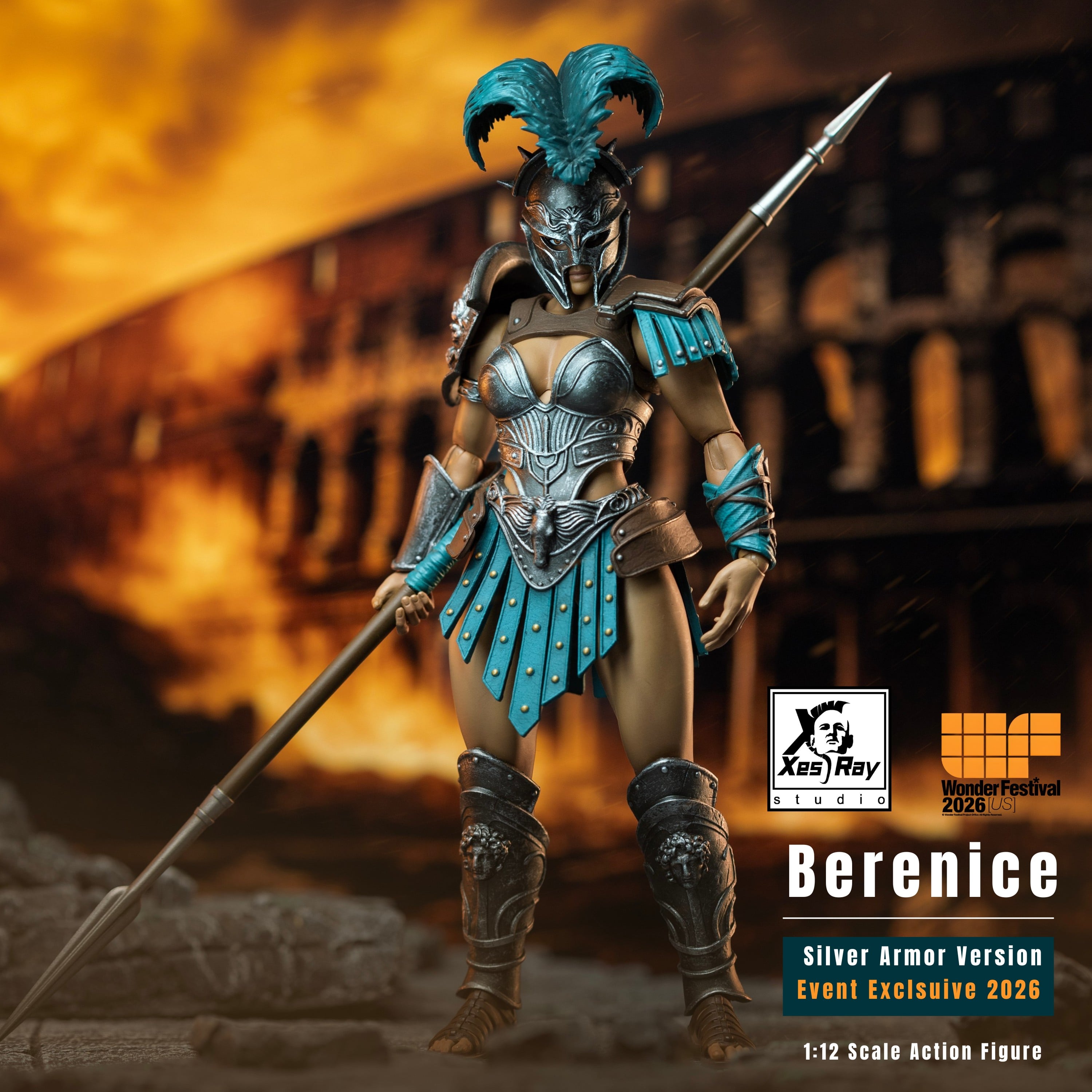 Combatants Berenice (Silver Armor Ver.) 2026 Wonder Festival US Exclusive 1/12 Scale Action Figure Gallery Image 10