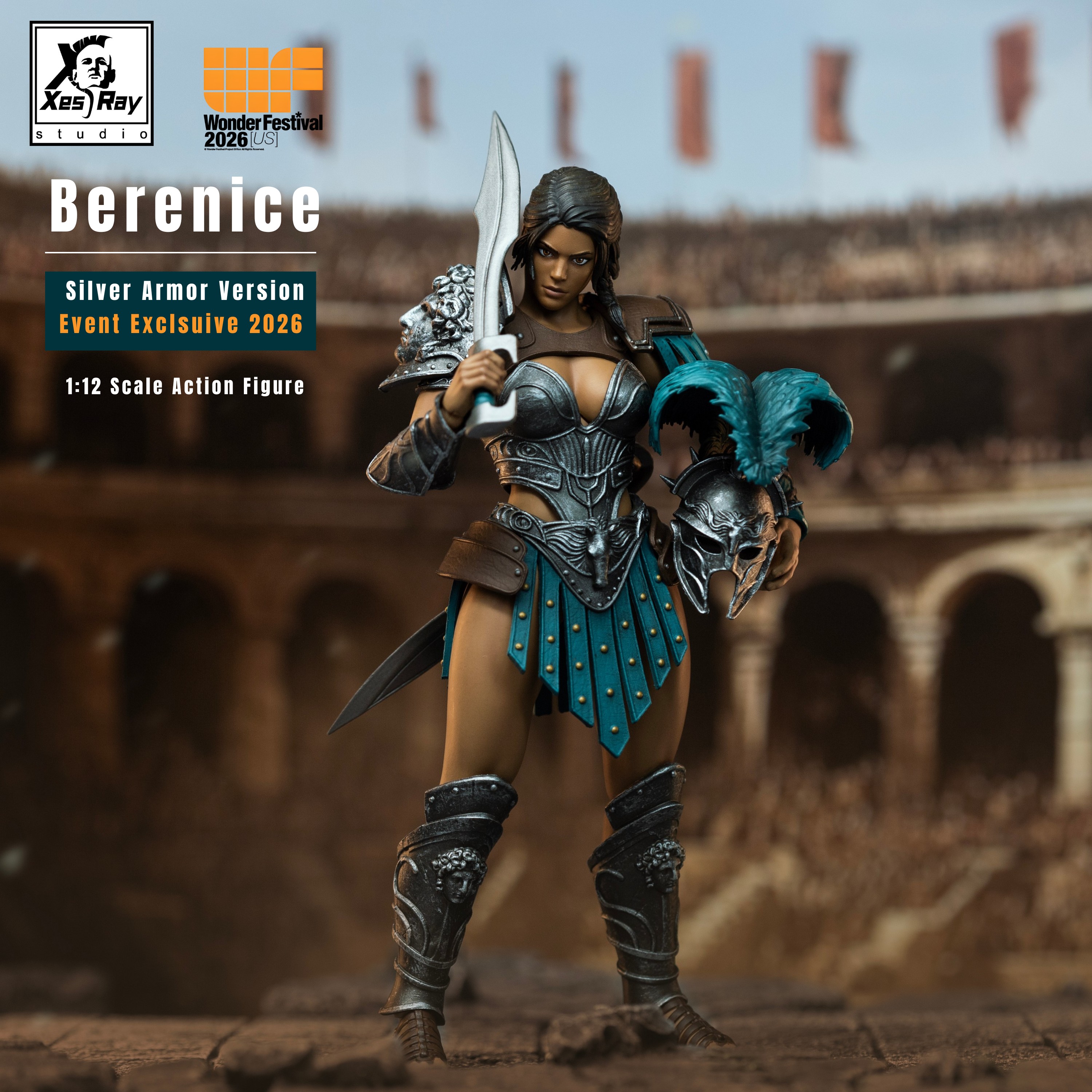 Combatants Berenice (Silver Armor Ver.) 2026 Wonder Festival US Exclusive 1/12 Scale Action Figure Gallery Image 5