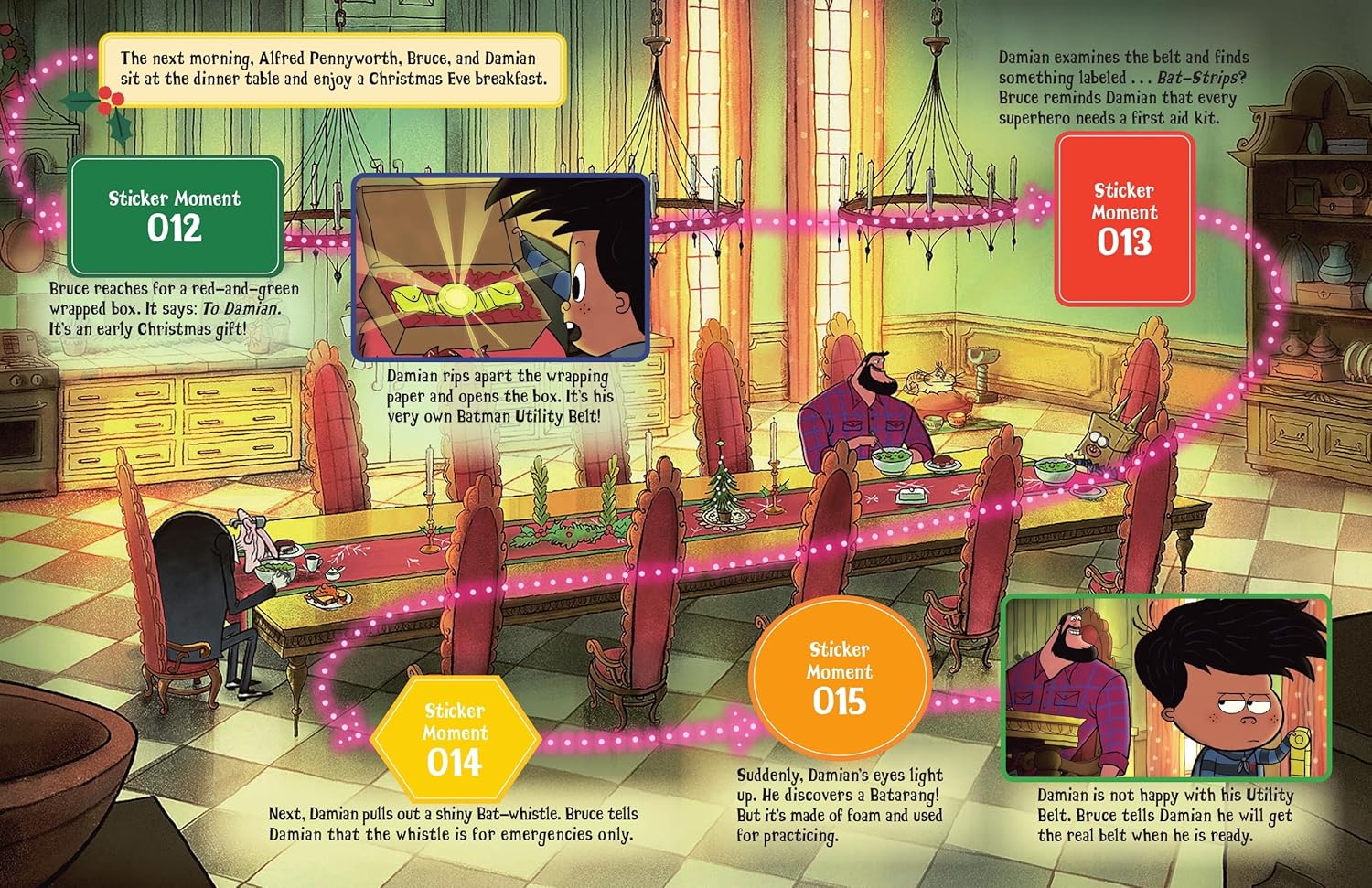 Merry Little Batman: A Sticker Storybook Adventure Gallery Image 4